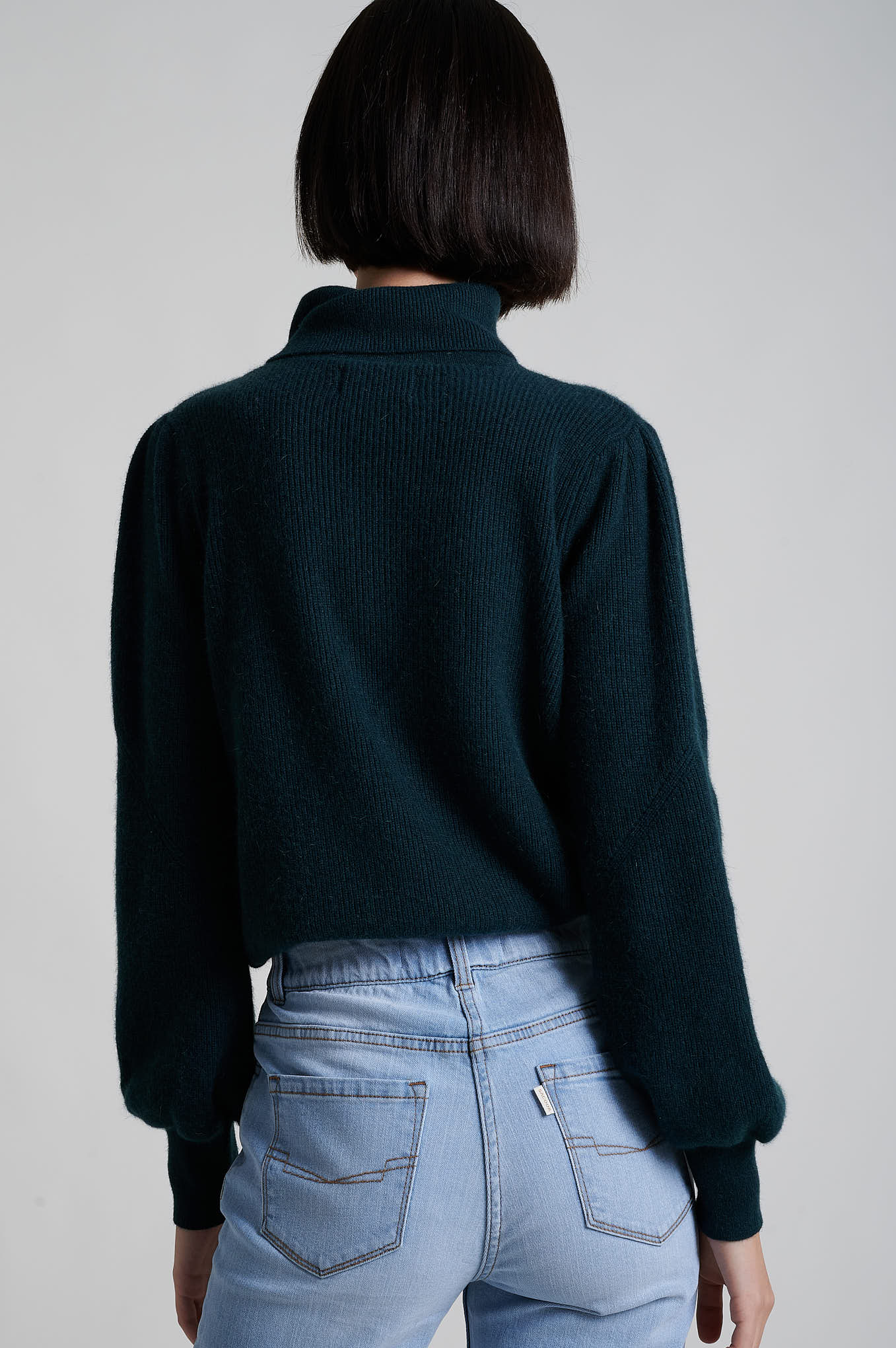 Angora Blend Knit Sweater - Image 3