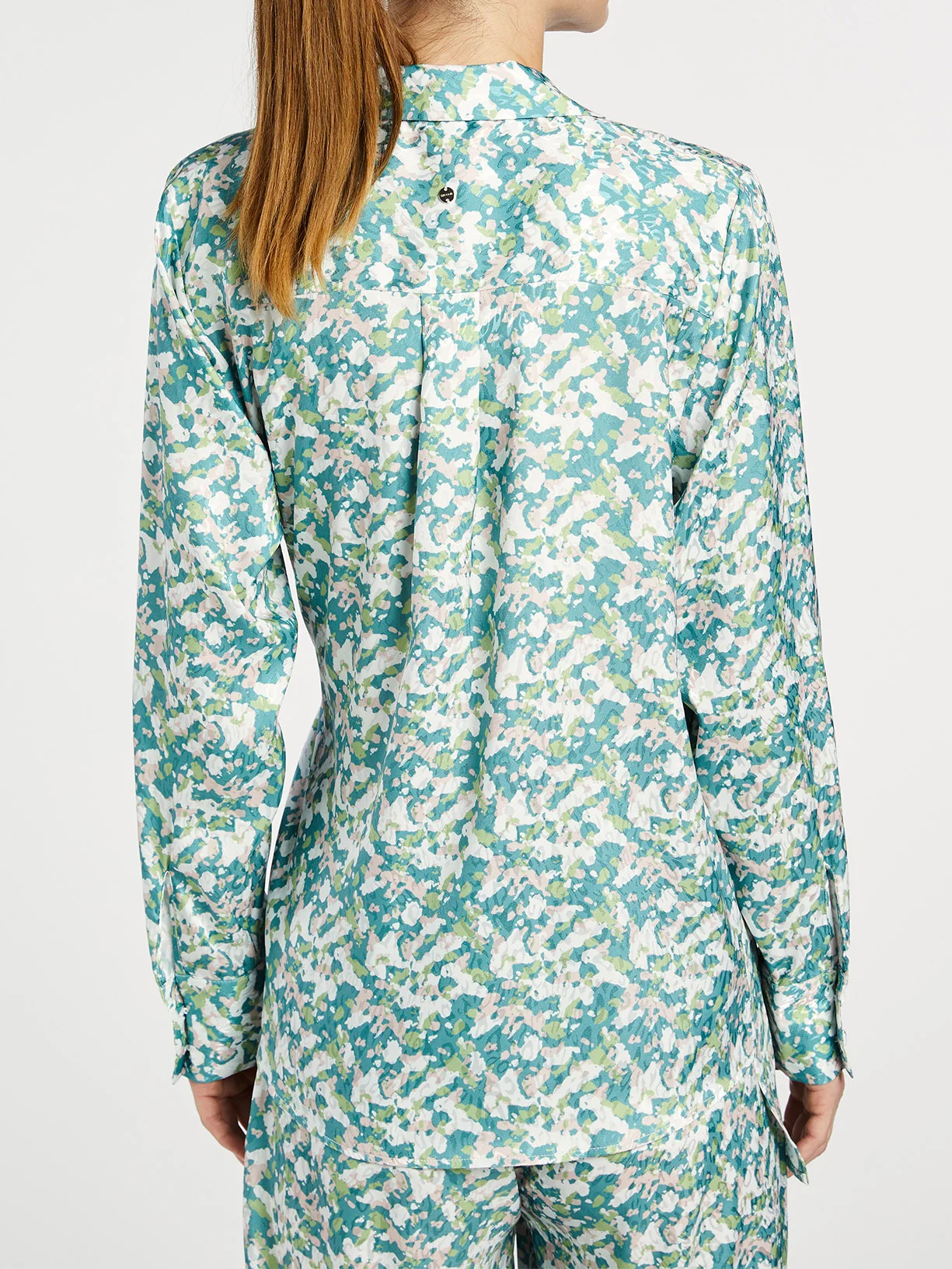Asymmetric Printed Blouse - Image 3