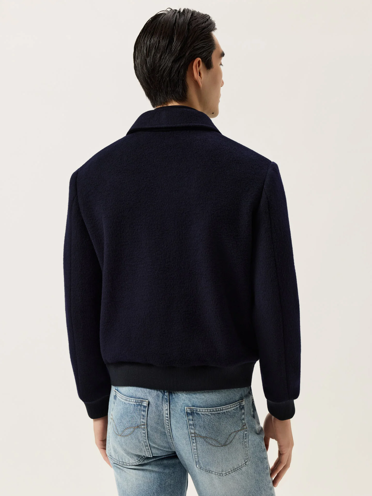 Aviator Jacket In Wool Blend - Image 3