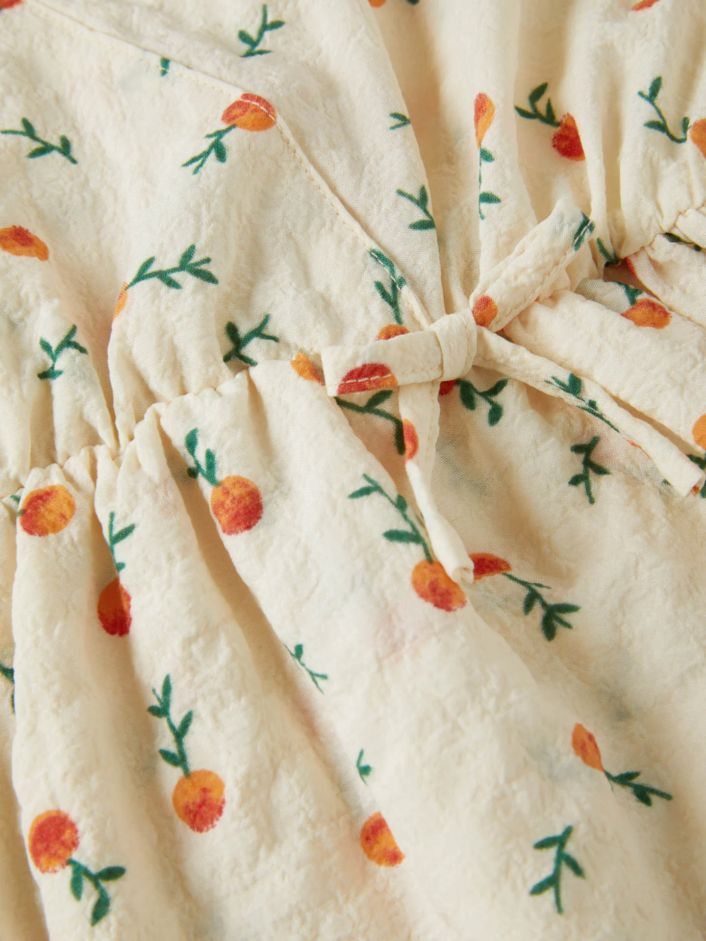 Ballon Sleeves Wrap Dress - Image 3