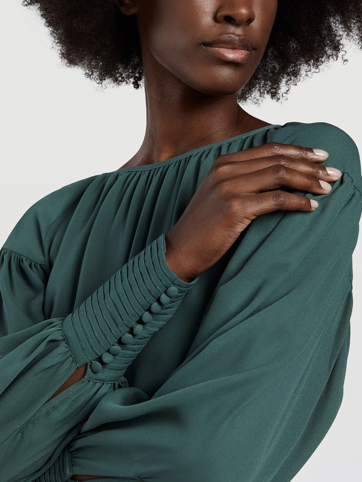 Balloon Sleeve Blouse - Image 2