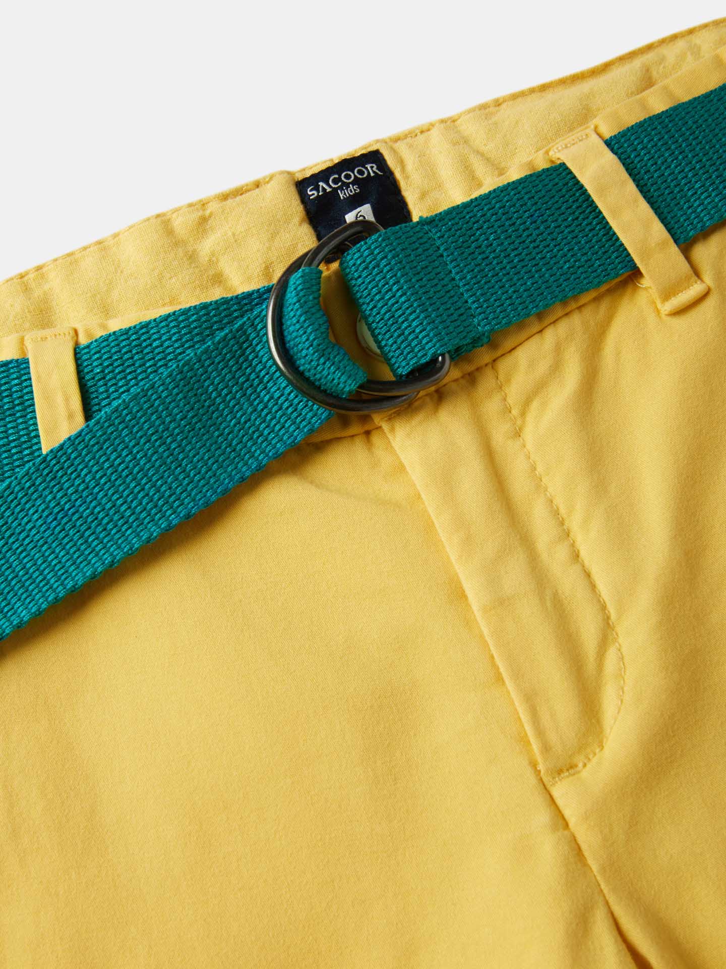 Basic Bermuda Shorts With Belt - Image 21