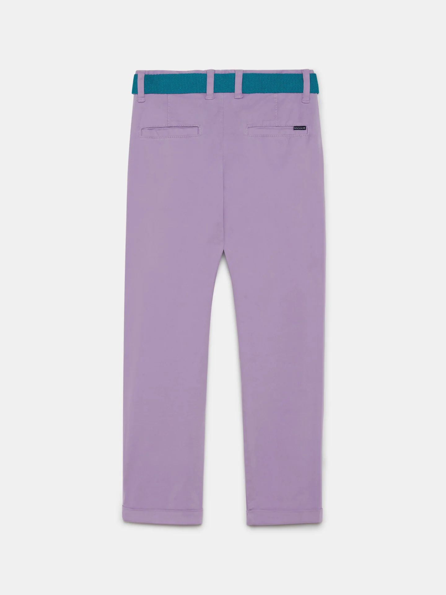 Basic Chino Trousers with Belt - Image 11