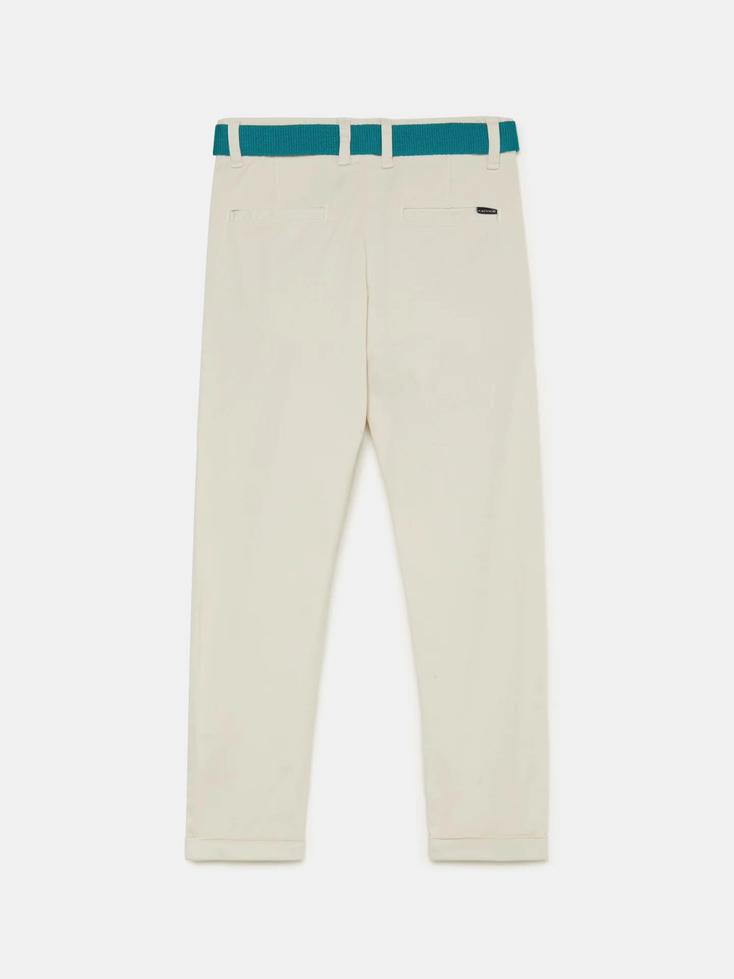Basic Chino Trousers with Belt - Image 5