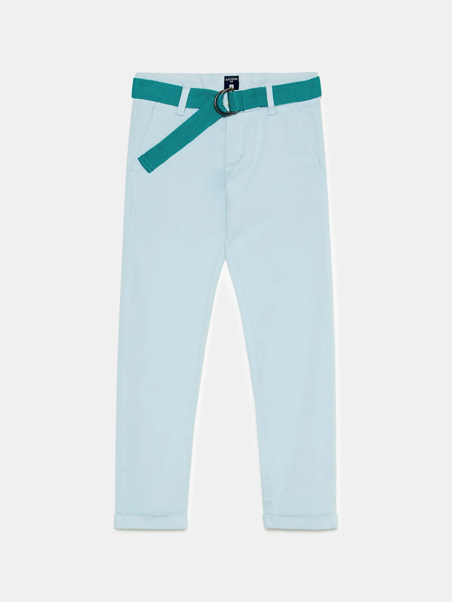 Basic Chino Trousers with Belt - Image 7