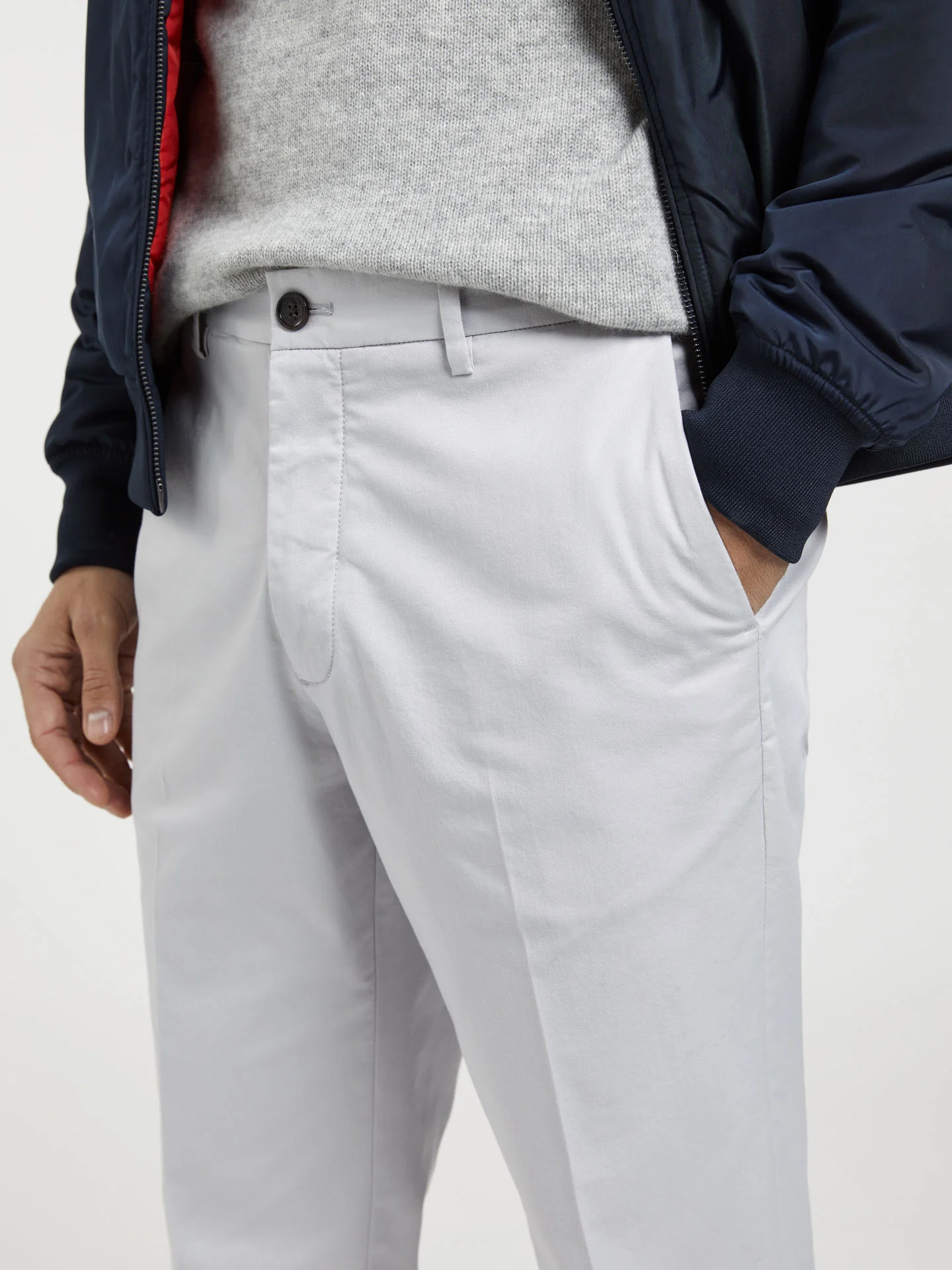 Basic Comfort Cotton regular fit Chino Trouser - Image 16