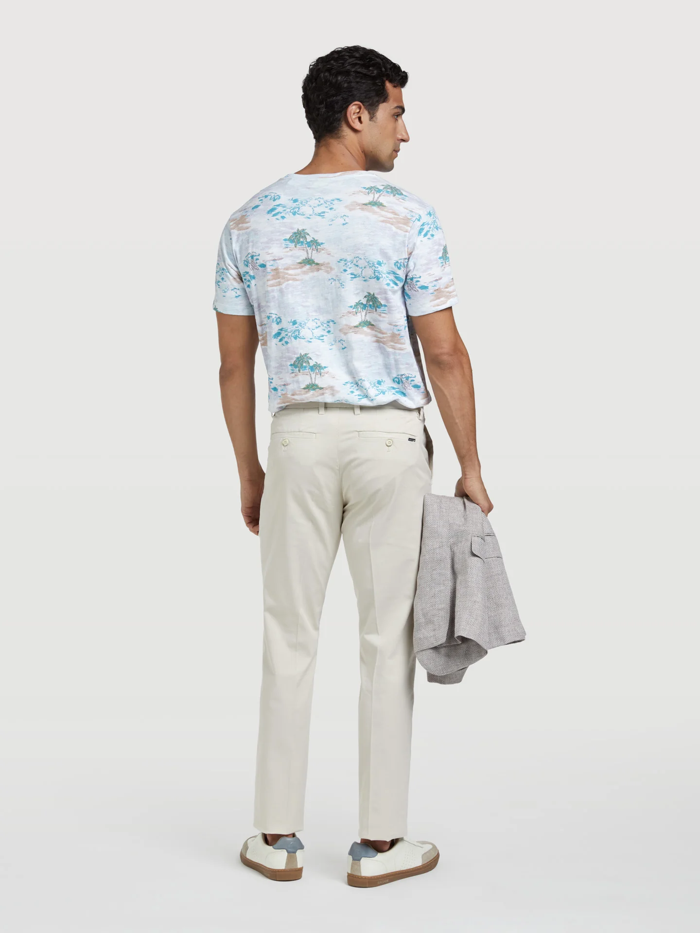 Basic Comfort Cotton slim fit Chino Trouser - Image 8