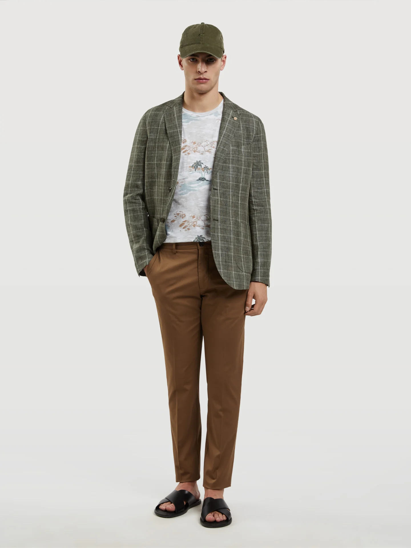 Basic Comfort Cotton slim fit Chino Trouser