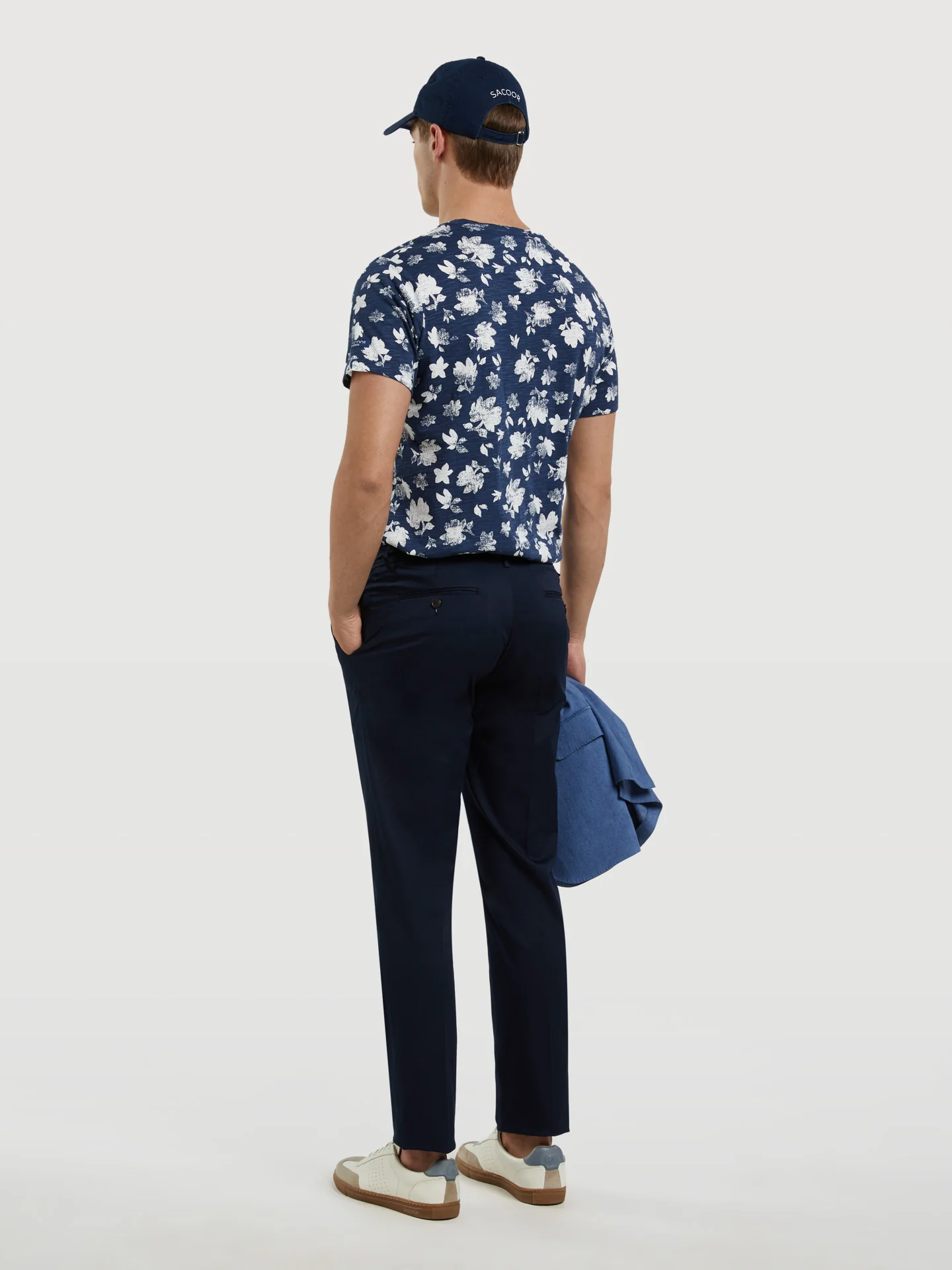 Basic Comfort Cotton slim fit Chino Trouser - Image 5