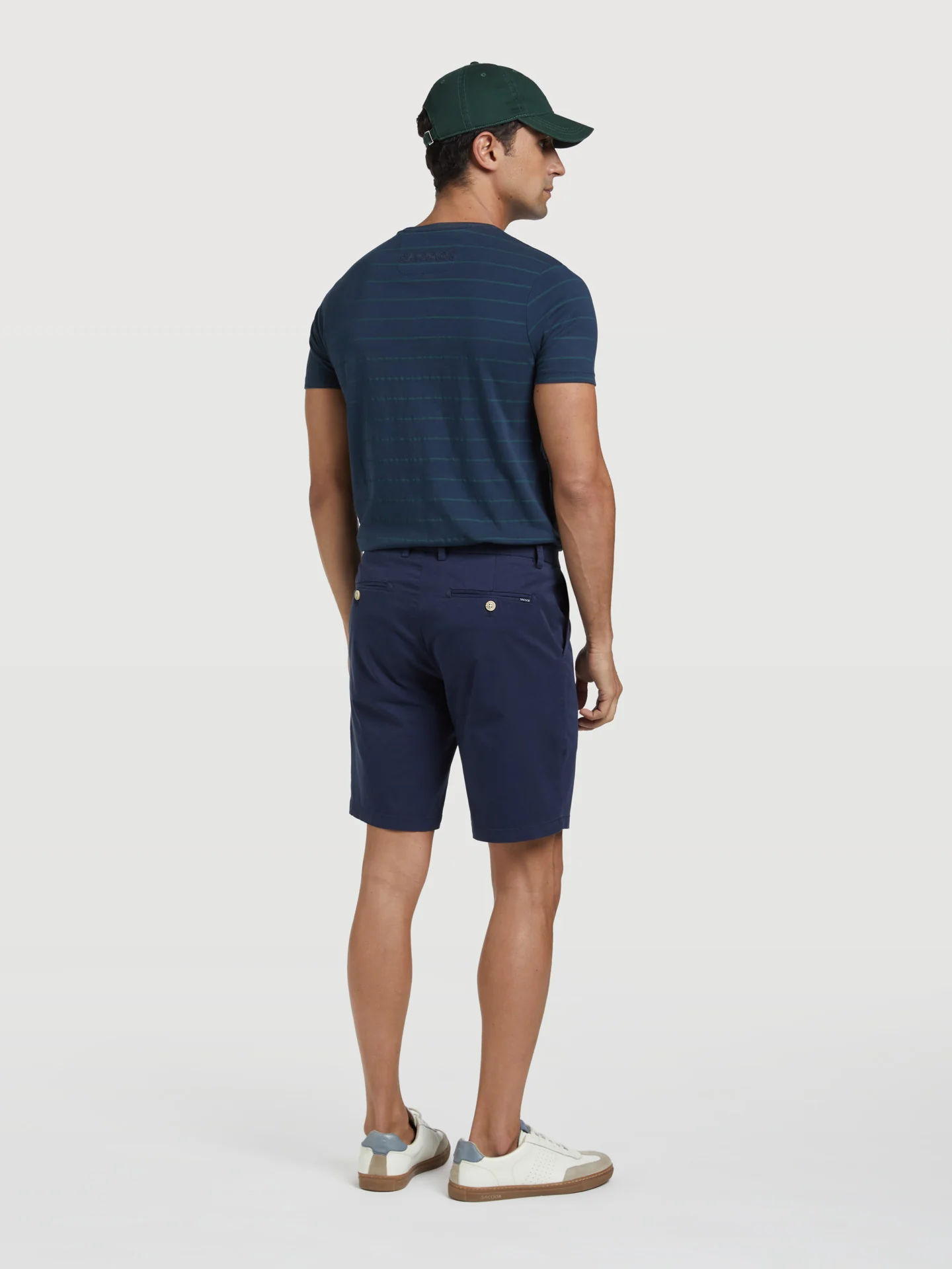 Basic Comfort Slim Fit Bermuda in Garment Dye - Image 2