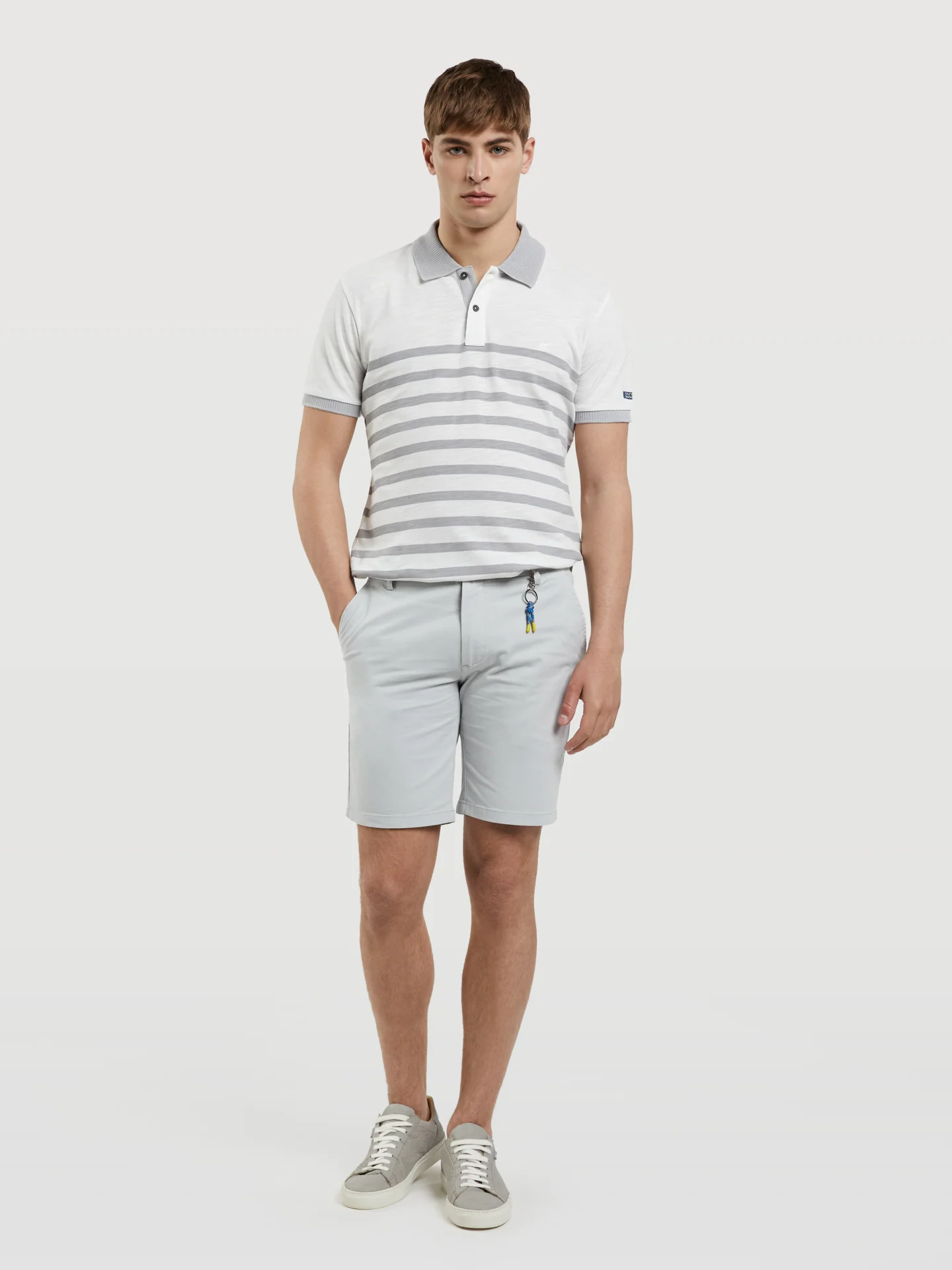 Basic Comfort Slim Fit Bermuda in Garment Dye - Image 10