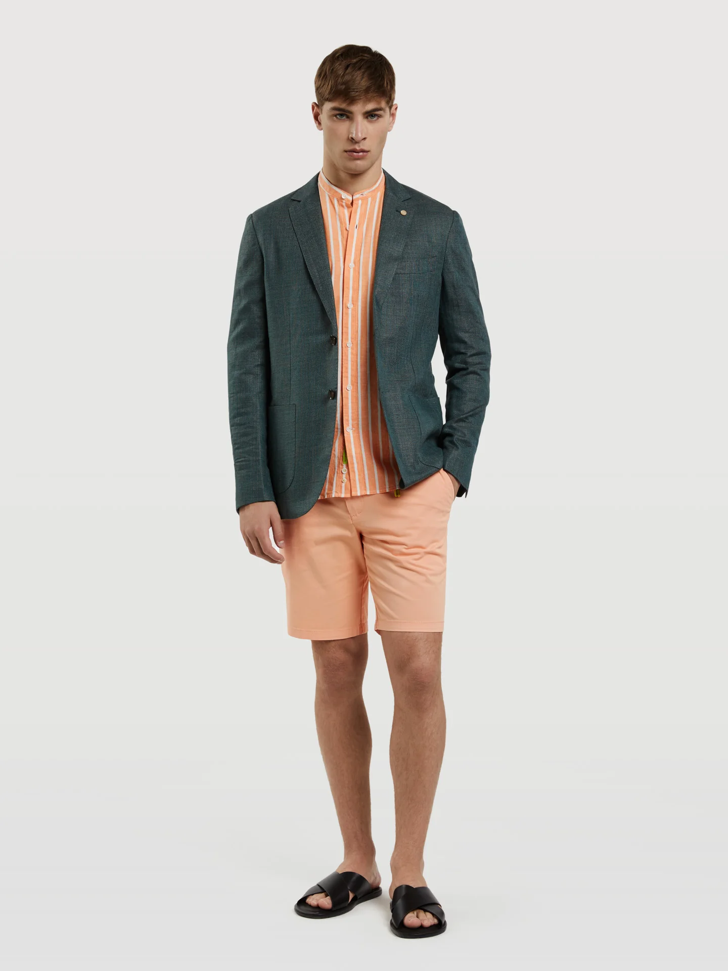 Basic Comfort Slim Fit Bermuda in Garment Dye - Image 16