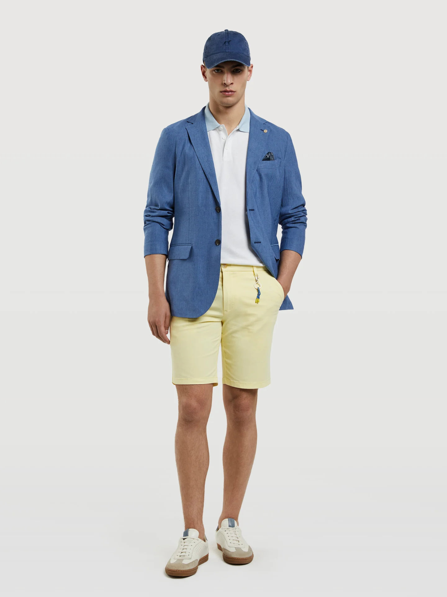 Basic Comfort Slim Fit Bermuda in Garment Dye - Image 19