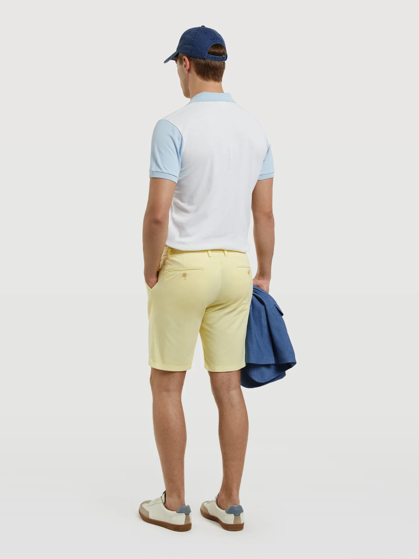 Basic Comfort Slim Fit Bermuda in Garment Dye - Image 20