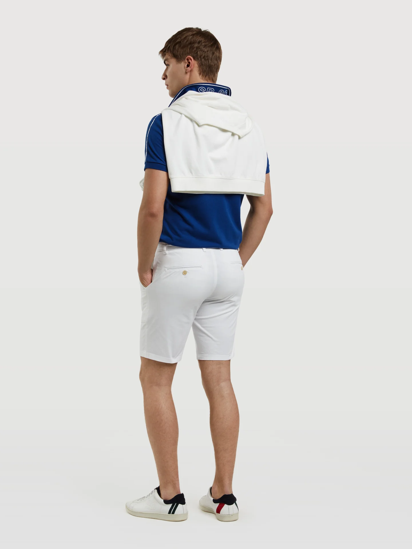 Basic Comfort Slim Fit Bermuda in Garment Dye - Image 29