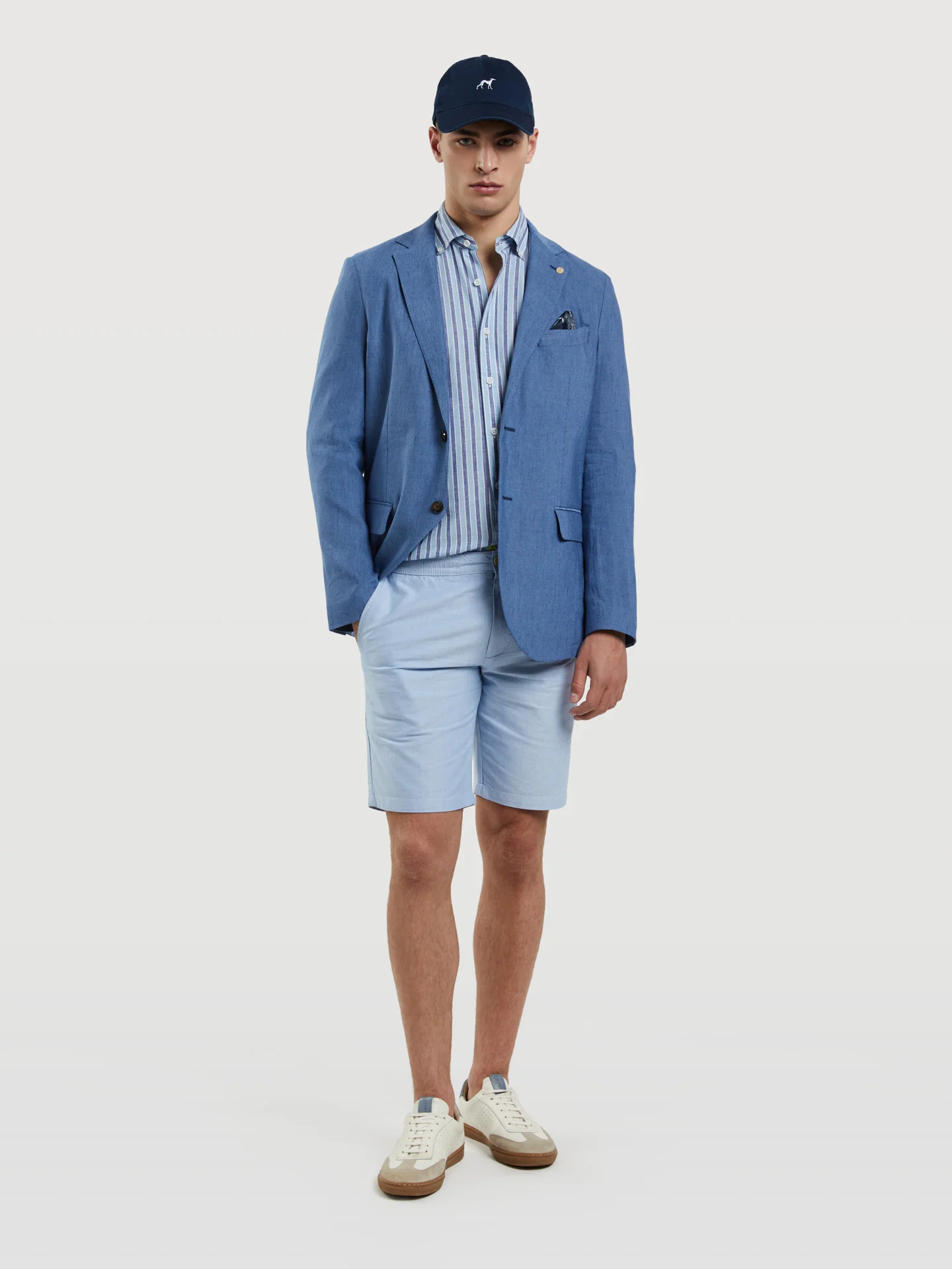 Basic Oxford Slim Fit Bermuda