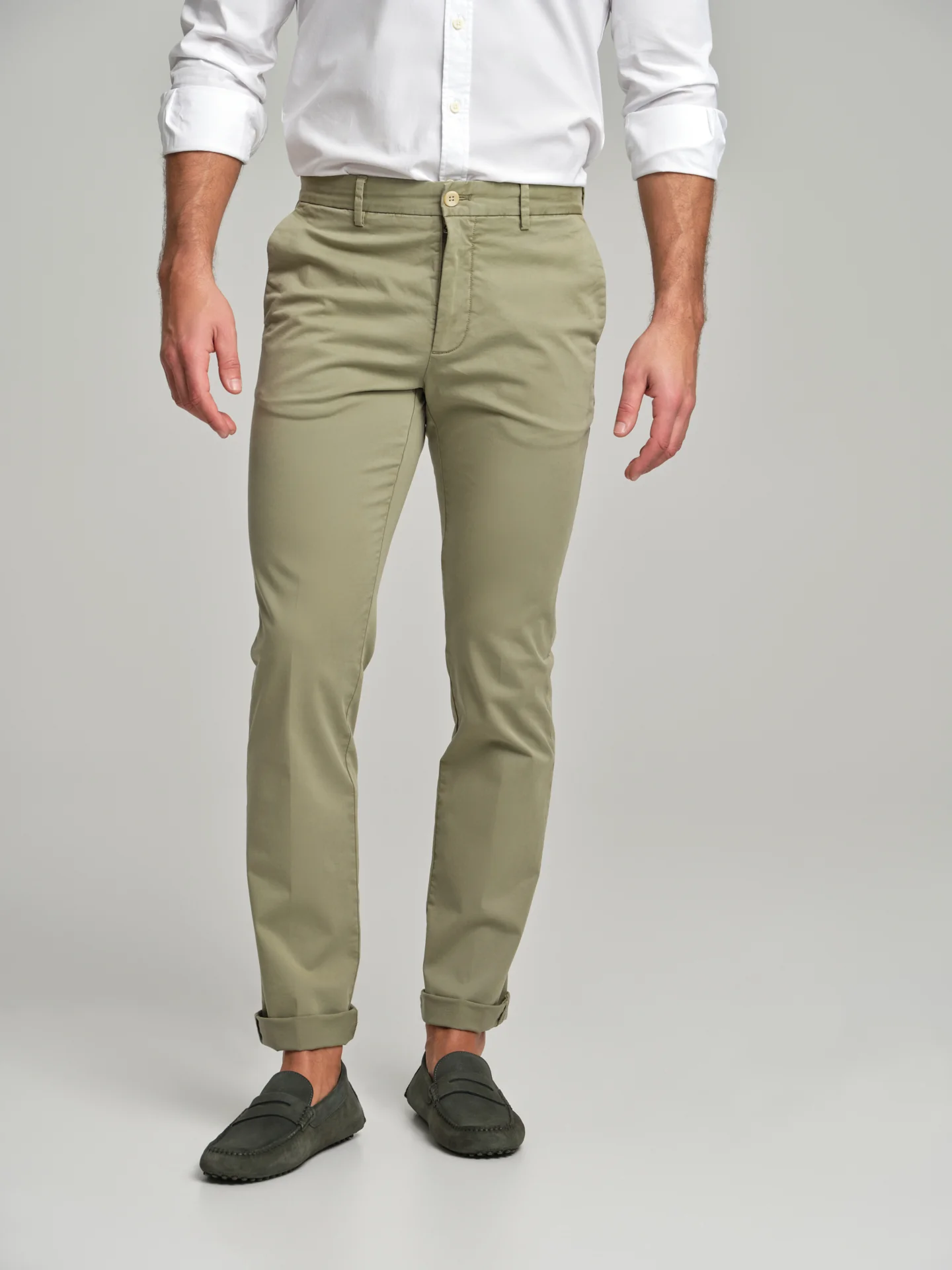 Basic regular fit chino trousers - Image 15