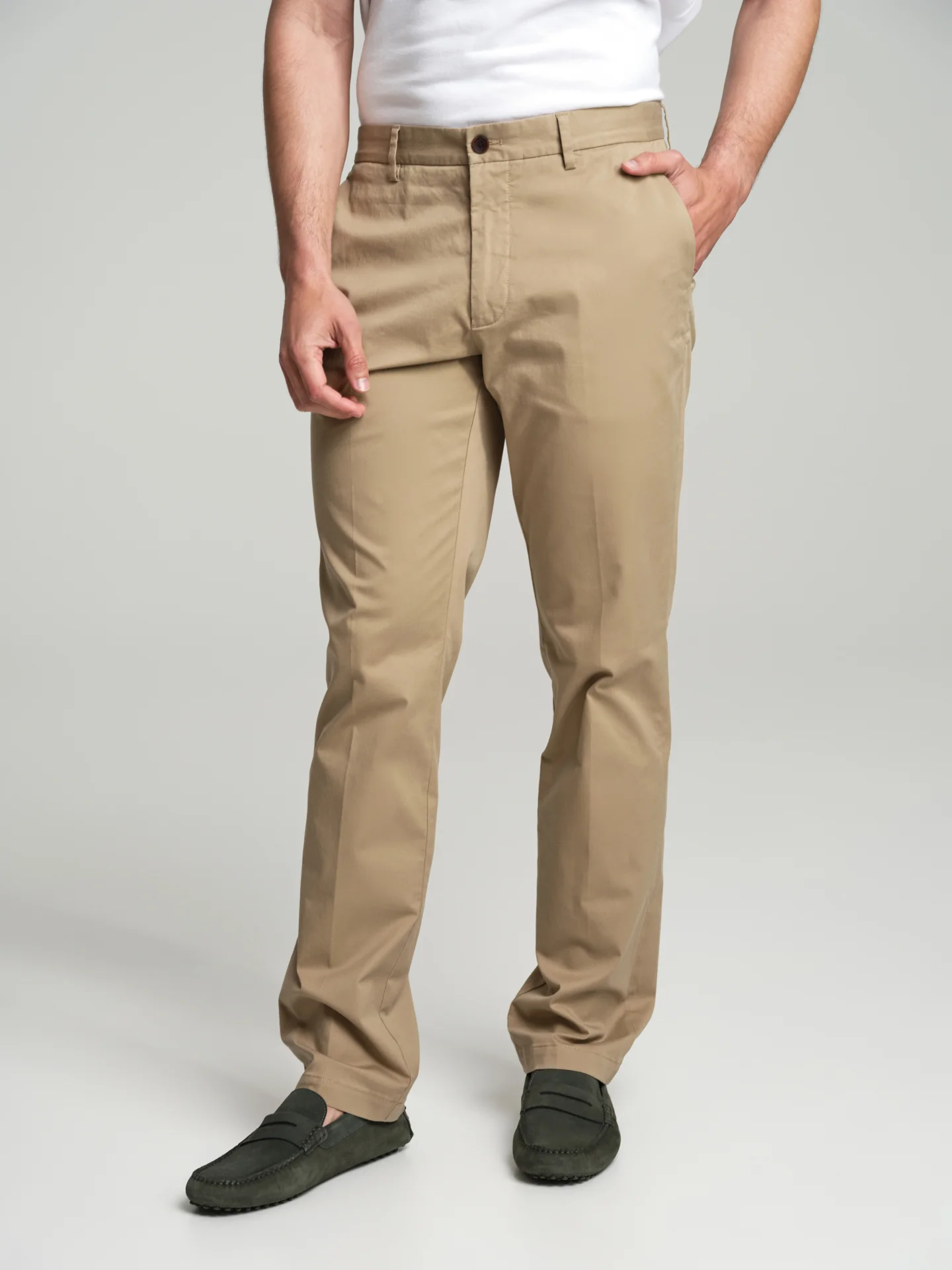 Basic regular fit chino trousers - Image 2