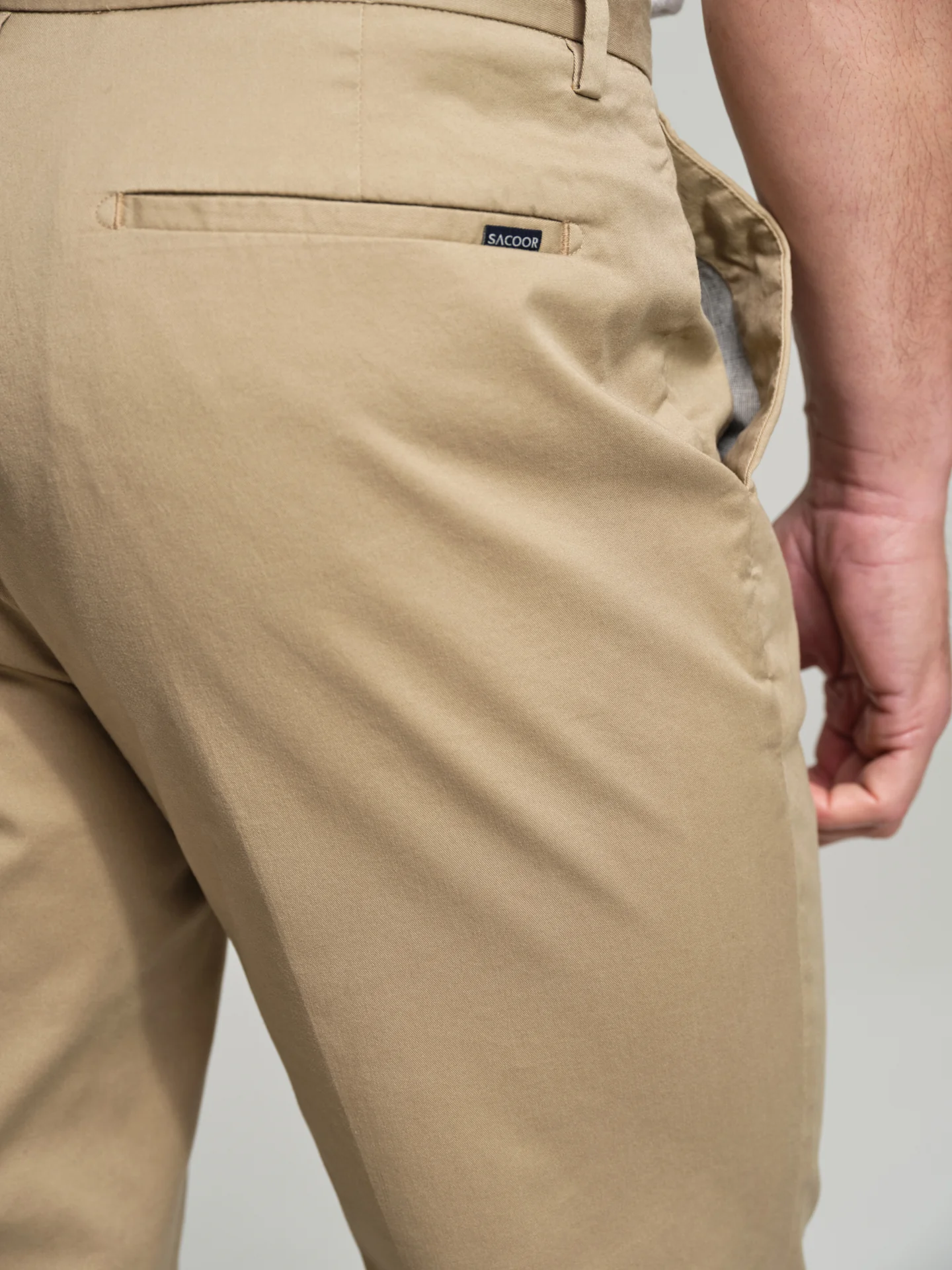 Basic regular fit chino trousers - Image 4