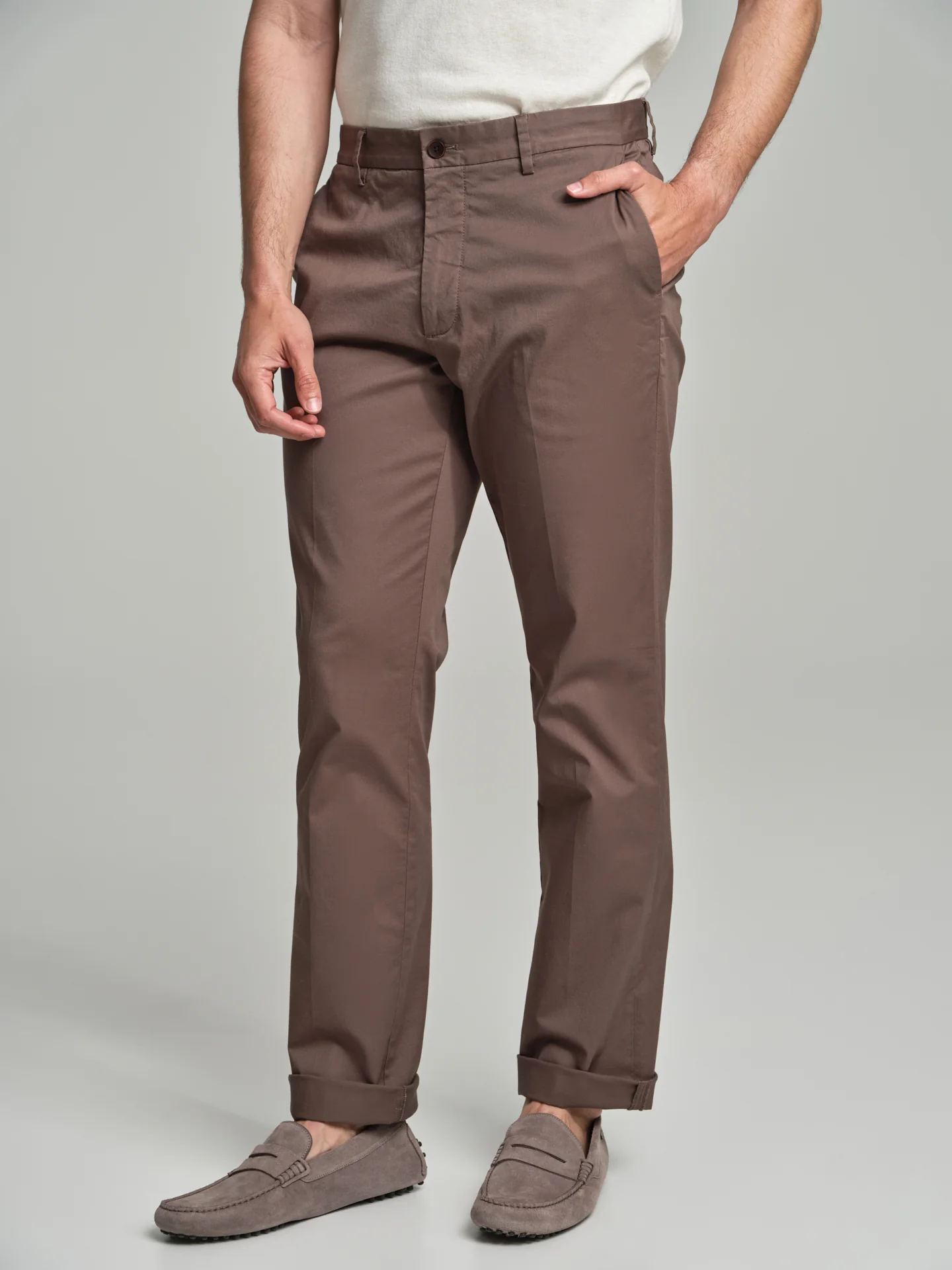 Basic regular fit chino trousers - Image 6