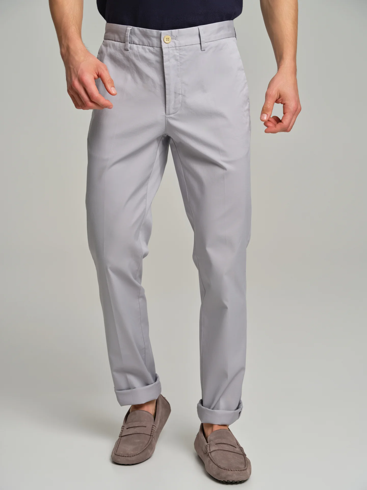 Basic slim fit chino trousers - Image 5