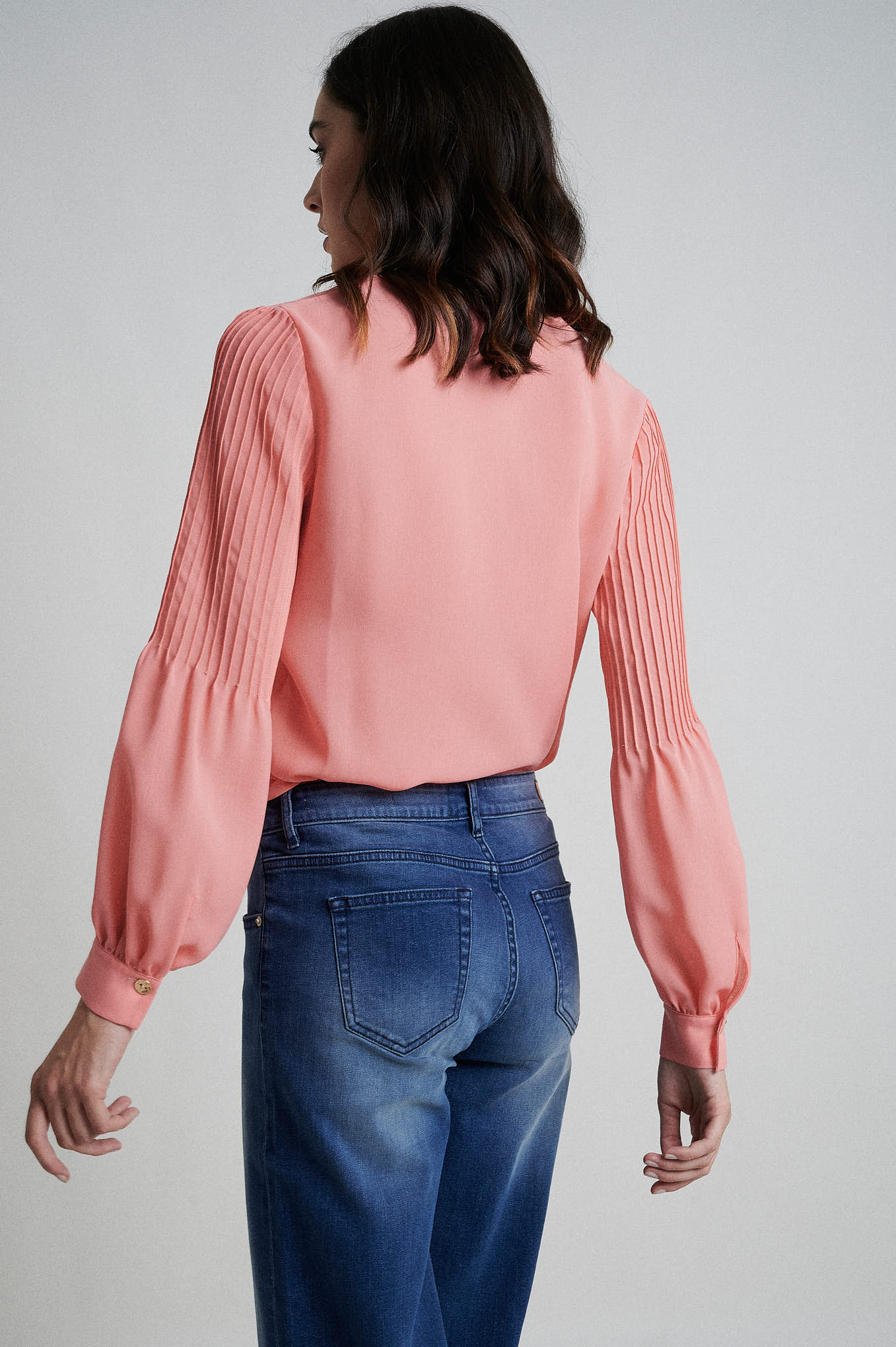 Blouse with balloon sleeves - Image 6