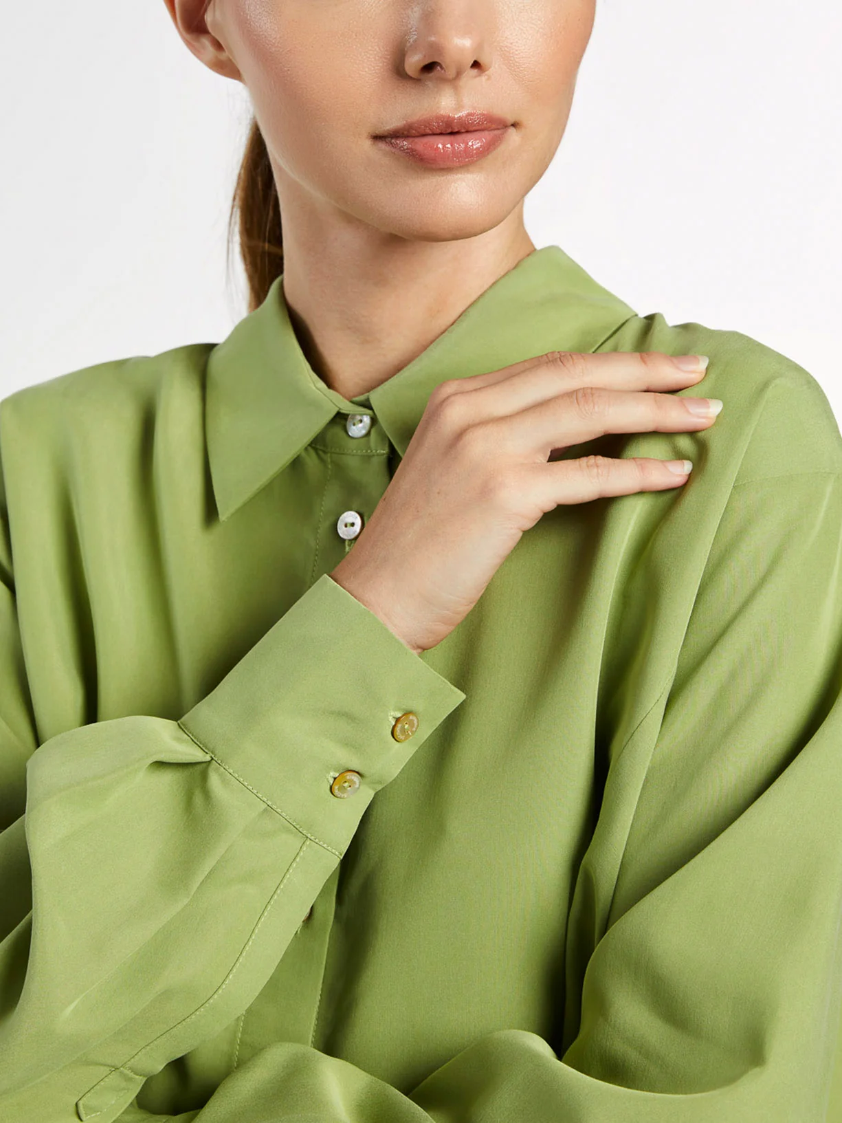 Blouse With Pleats Detail - Image 2