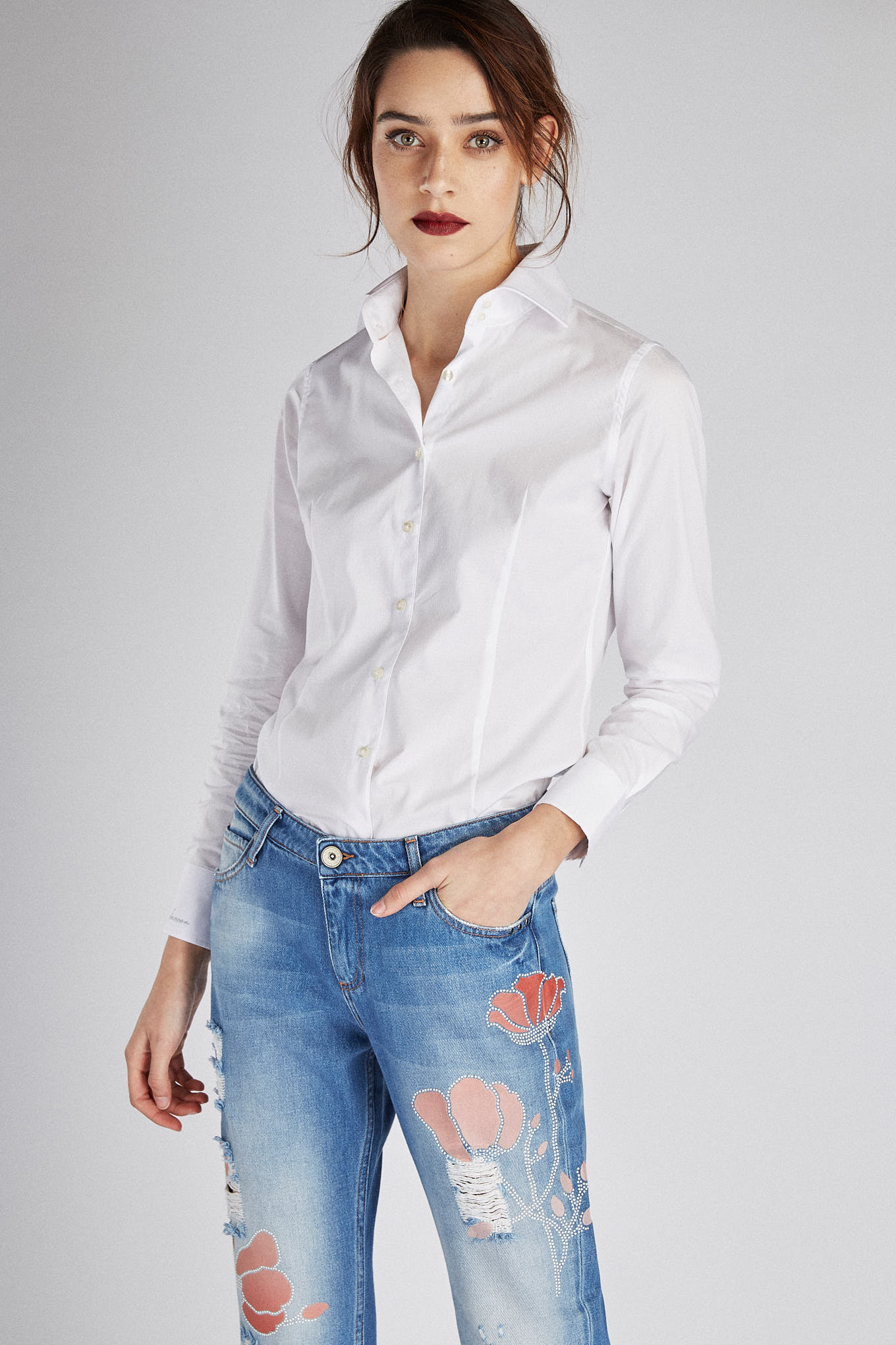 Boyfriend Women's Jeans Medium Waist - Image 4