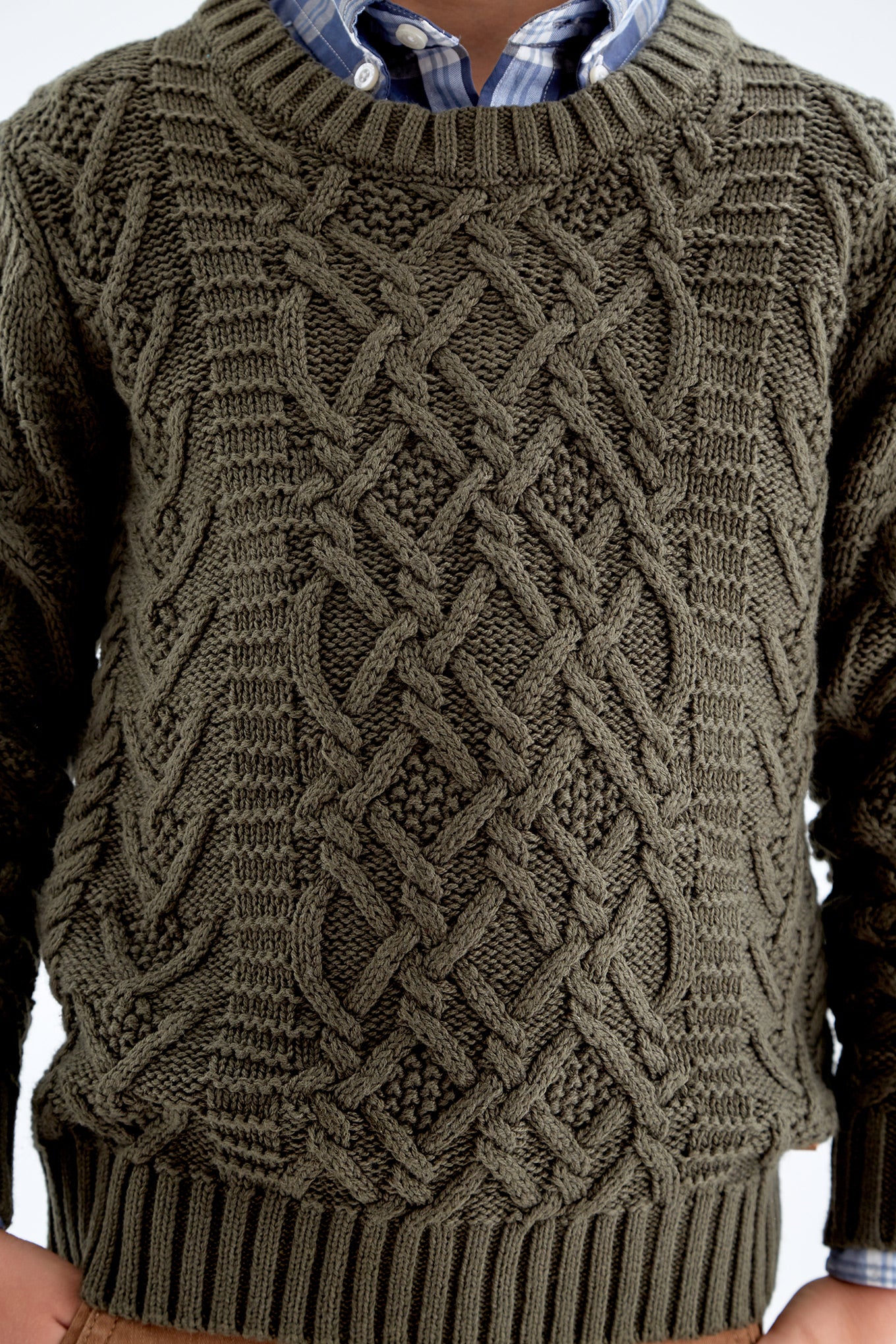 Boys' Cable-Knit Sweater - Image 9