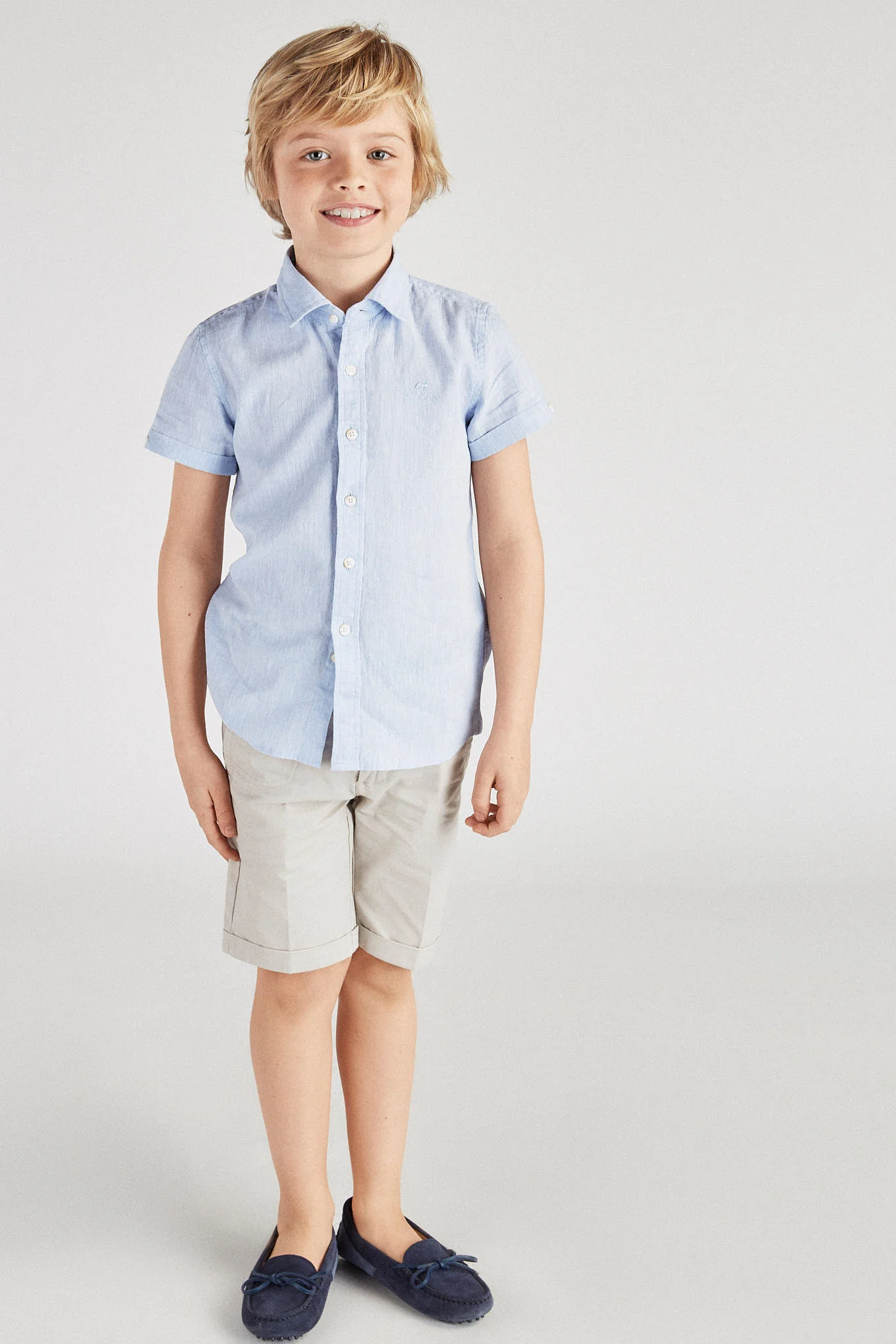 Boy's Casual Bermuda Shorts made from Organic Cotton - Image 4
