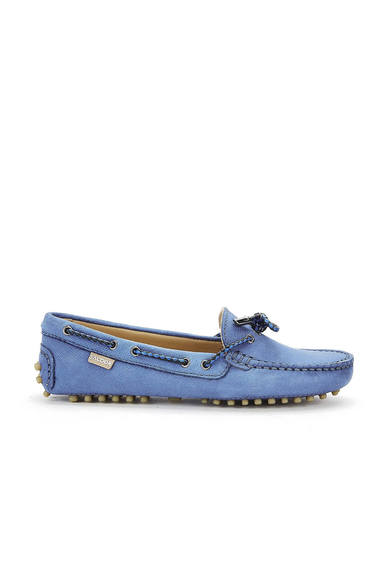 Boy?s Casual Driver Shoes in Genuine Leather