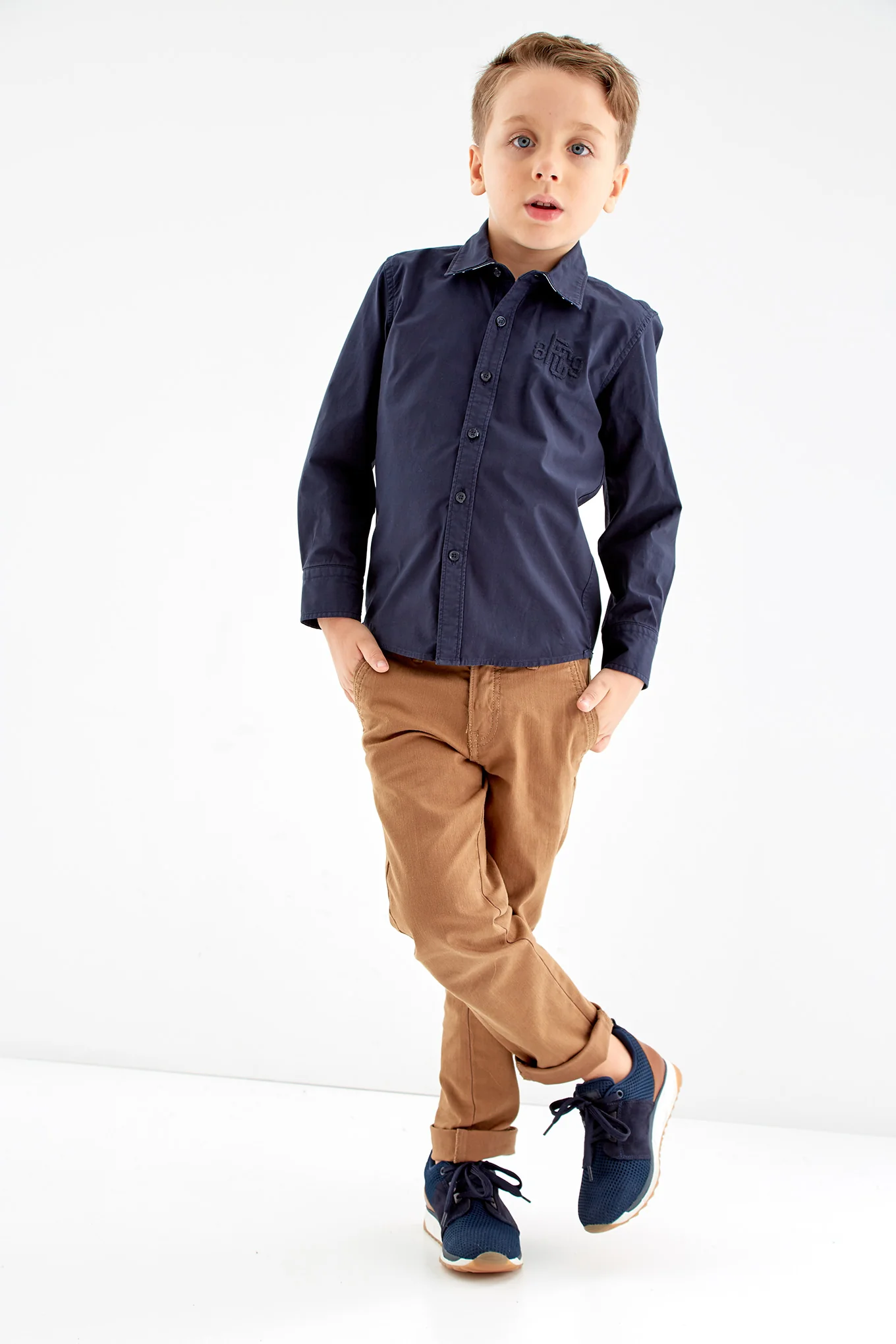 Boys' Embroidered Shirt