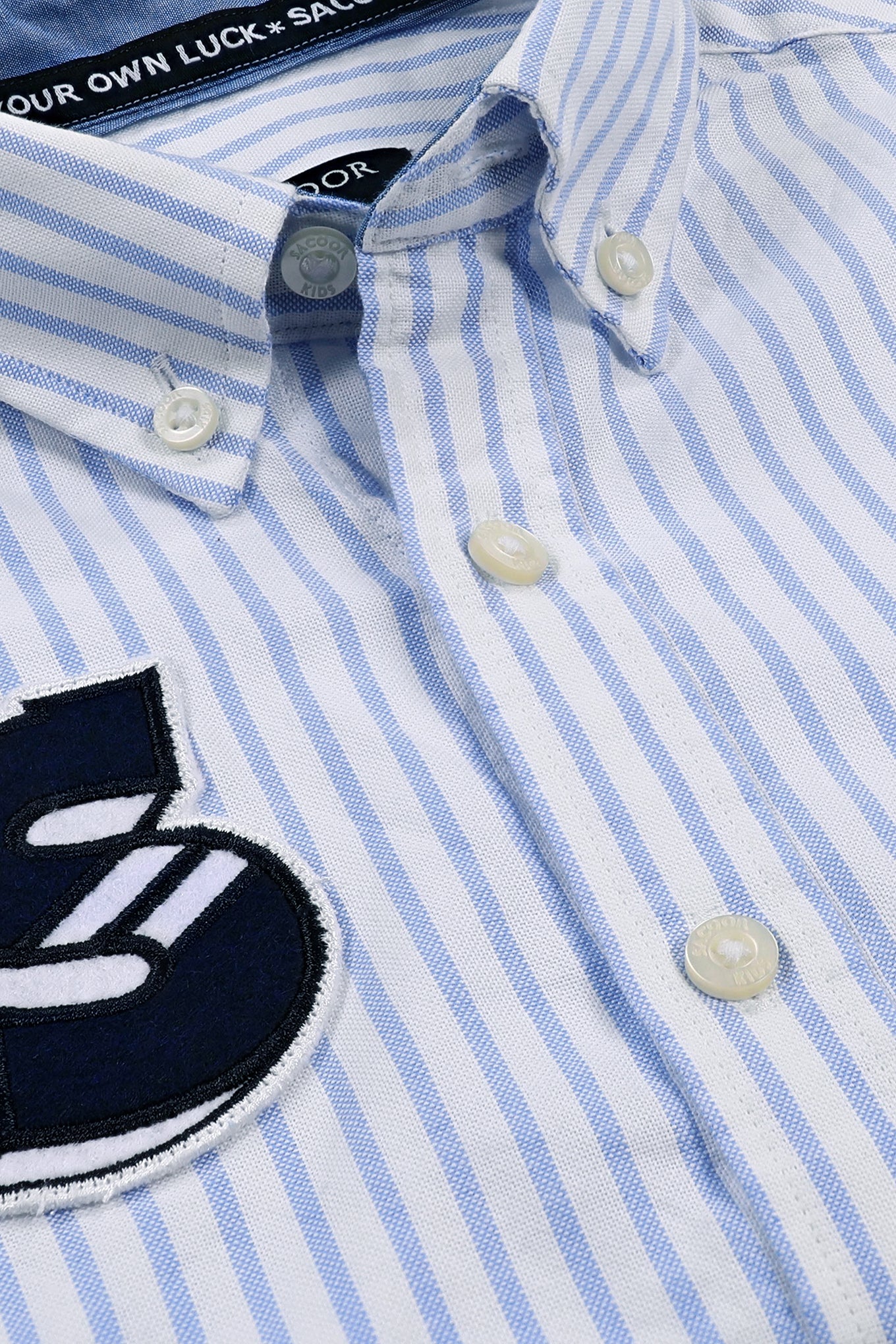 Boys' shirt with striped pattern - Image 3