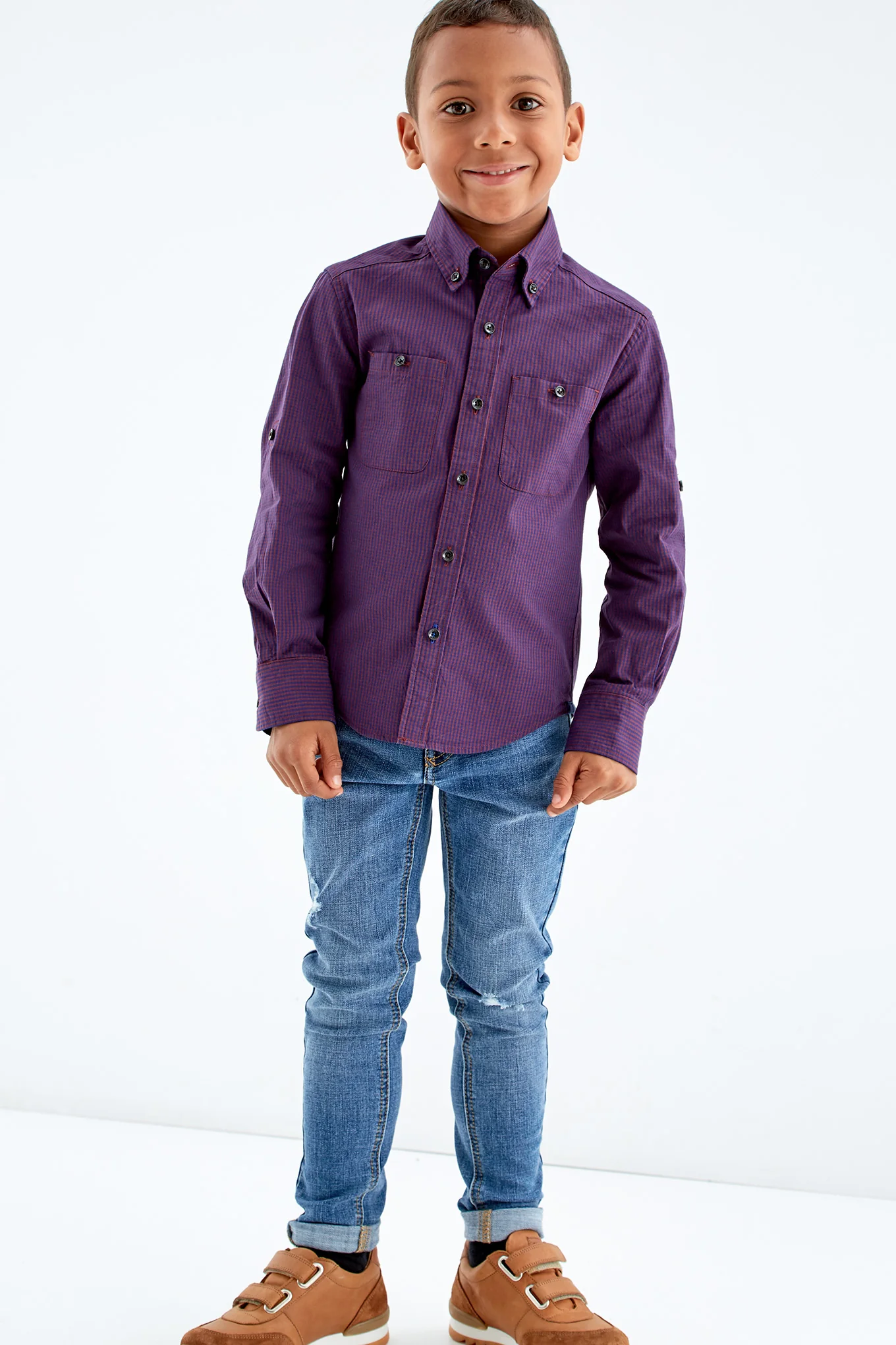 Boys' Striped Shirt