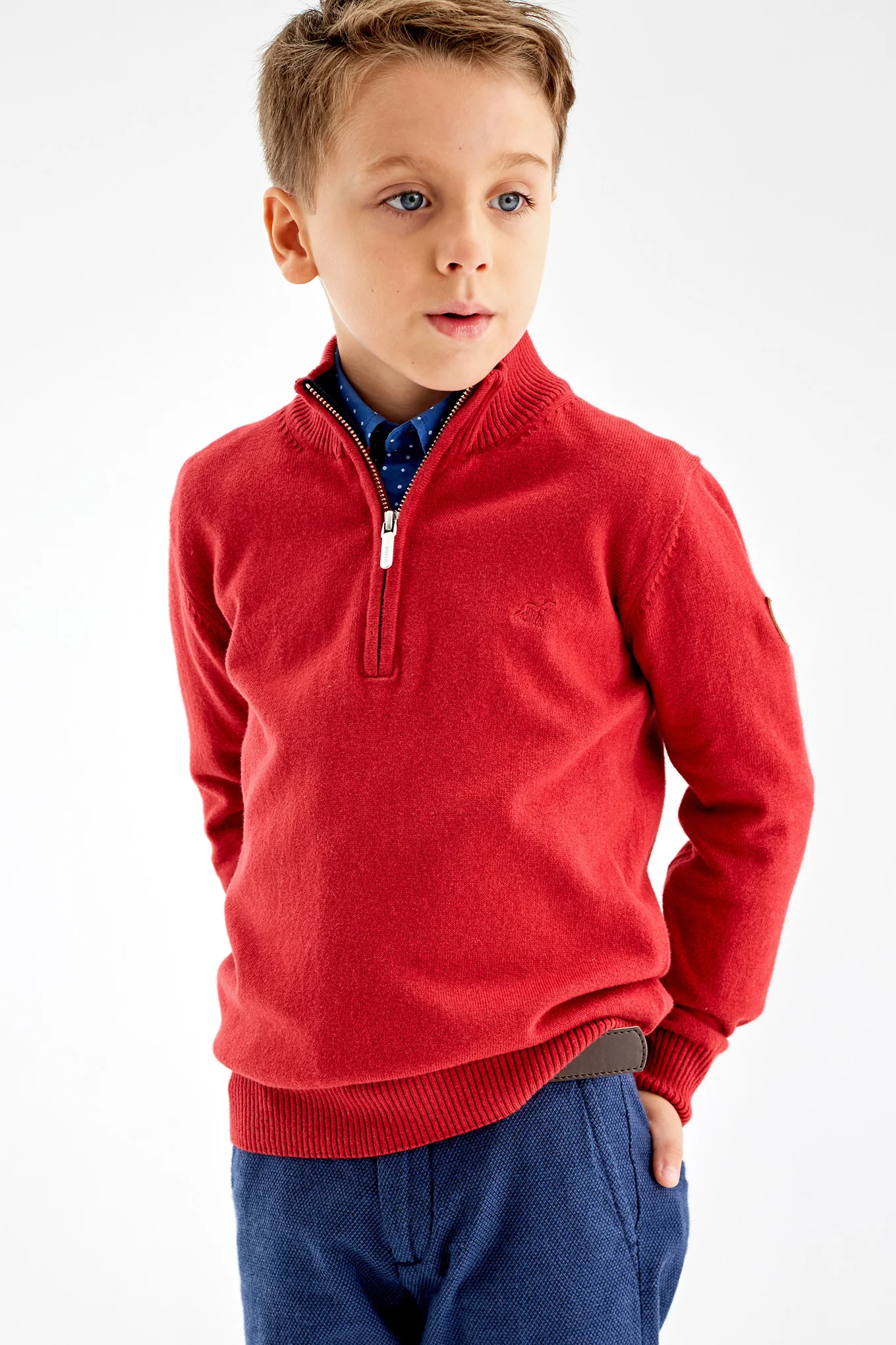 Boys' Zip Knitwear Sweater - Image 18