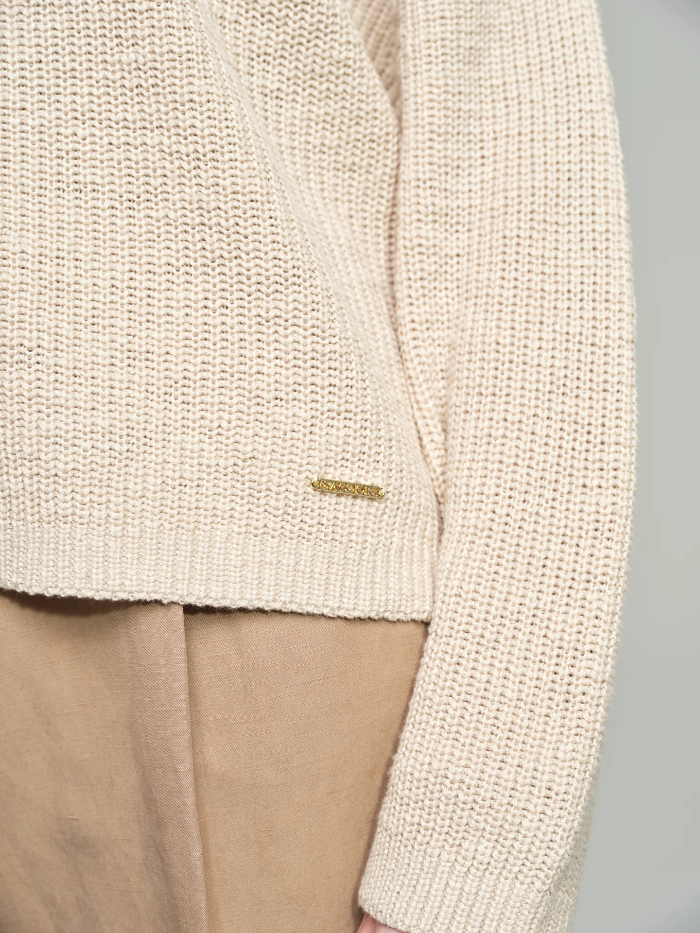 Branding jacquard sweater - Image 5