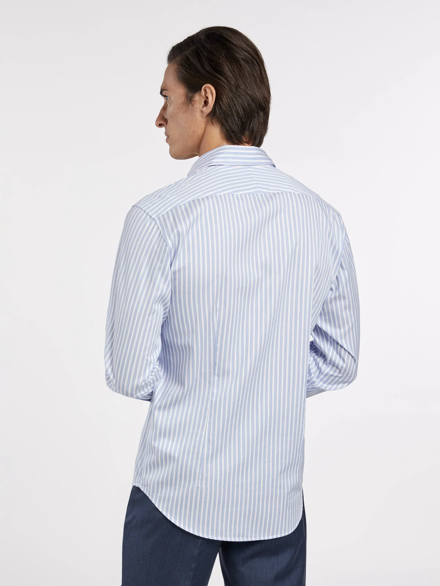 BRISTOL COLLAR SLIM FIT SINGLE CUFF.SATIN QUALITY - Image 3
