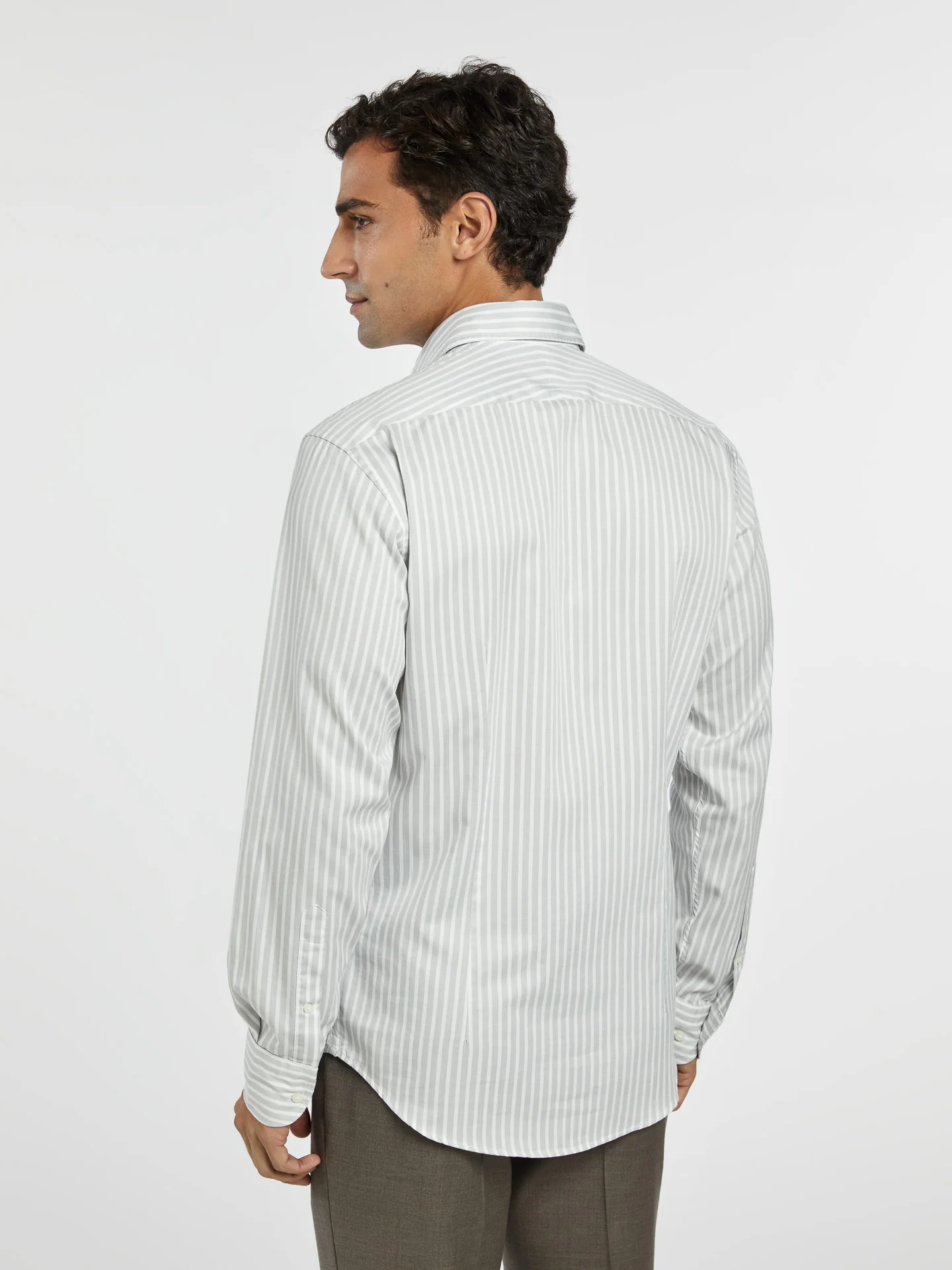 BRISTOL COLLAR SLIM FIT SINGLE CUFF.SATIN QUALITY - Image 3