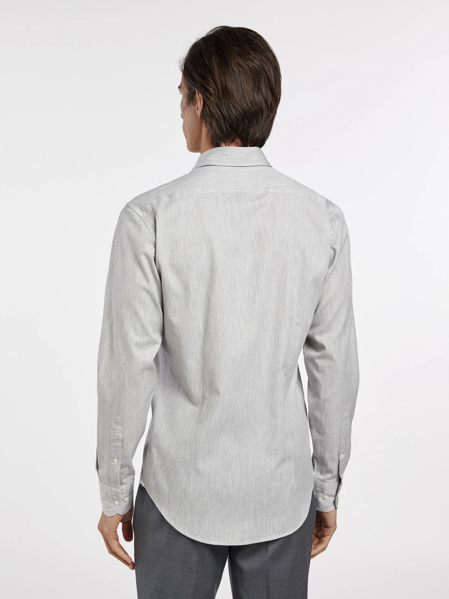 BRISTOL COLLAR SLIM FIT SINGLE CUFF.SATIN QUALITY - Image 2
