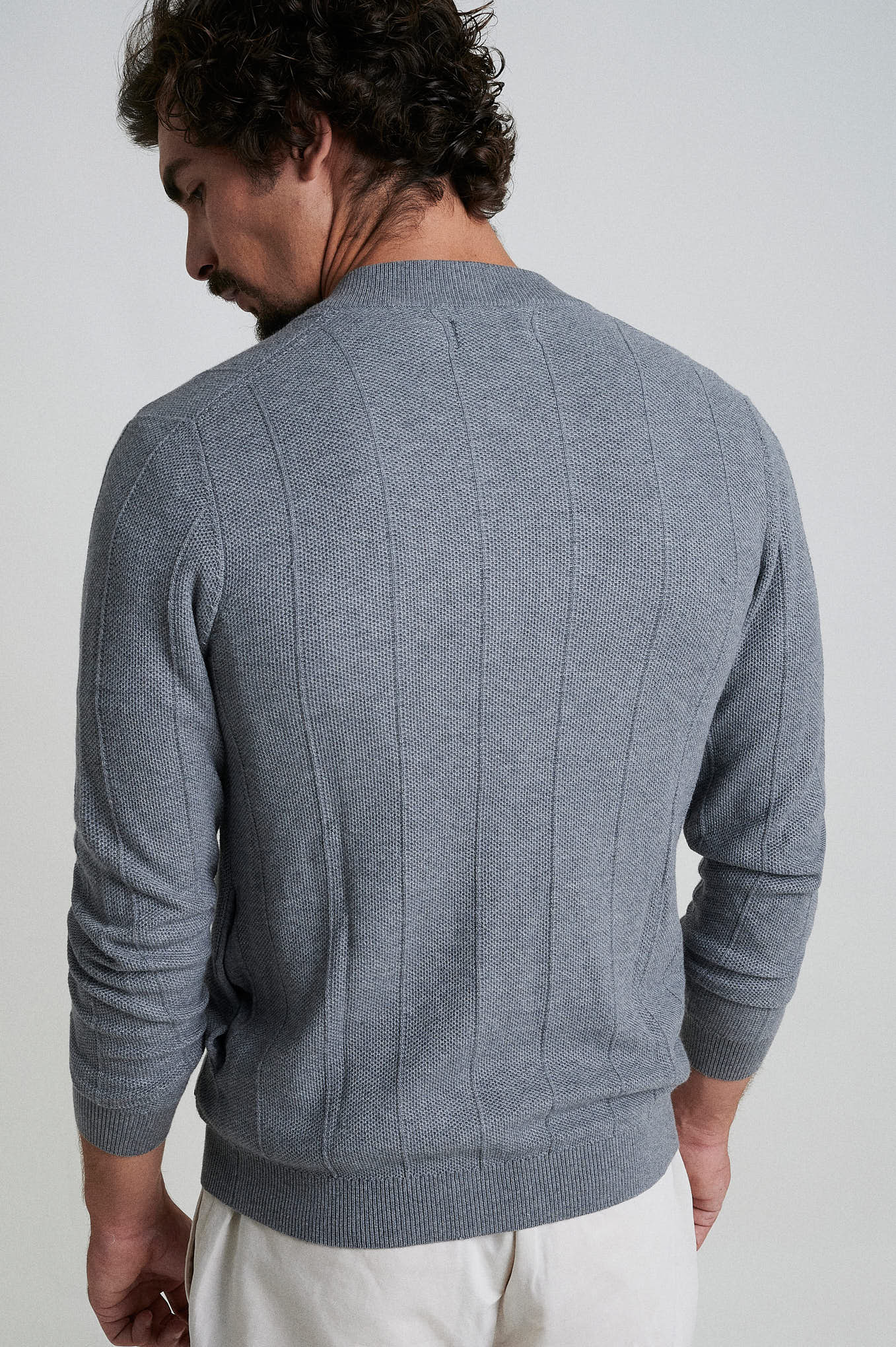 Cardigan in cotton silk - Image 13