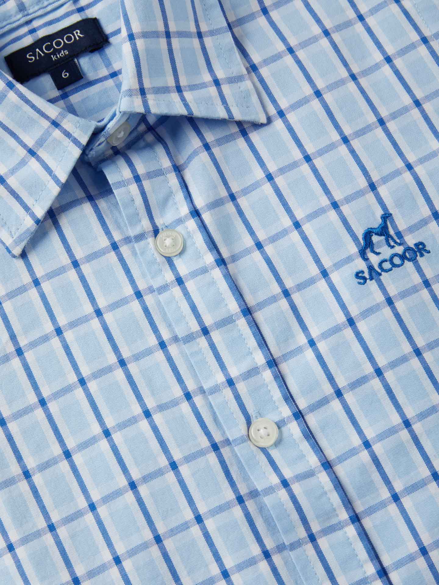 Casual Chedked Oxford Shirt - Image 3