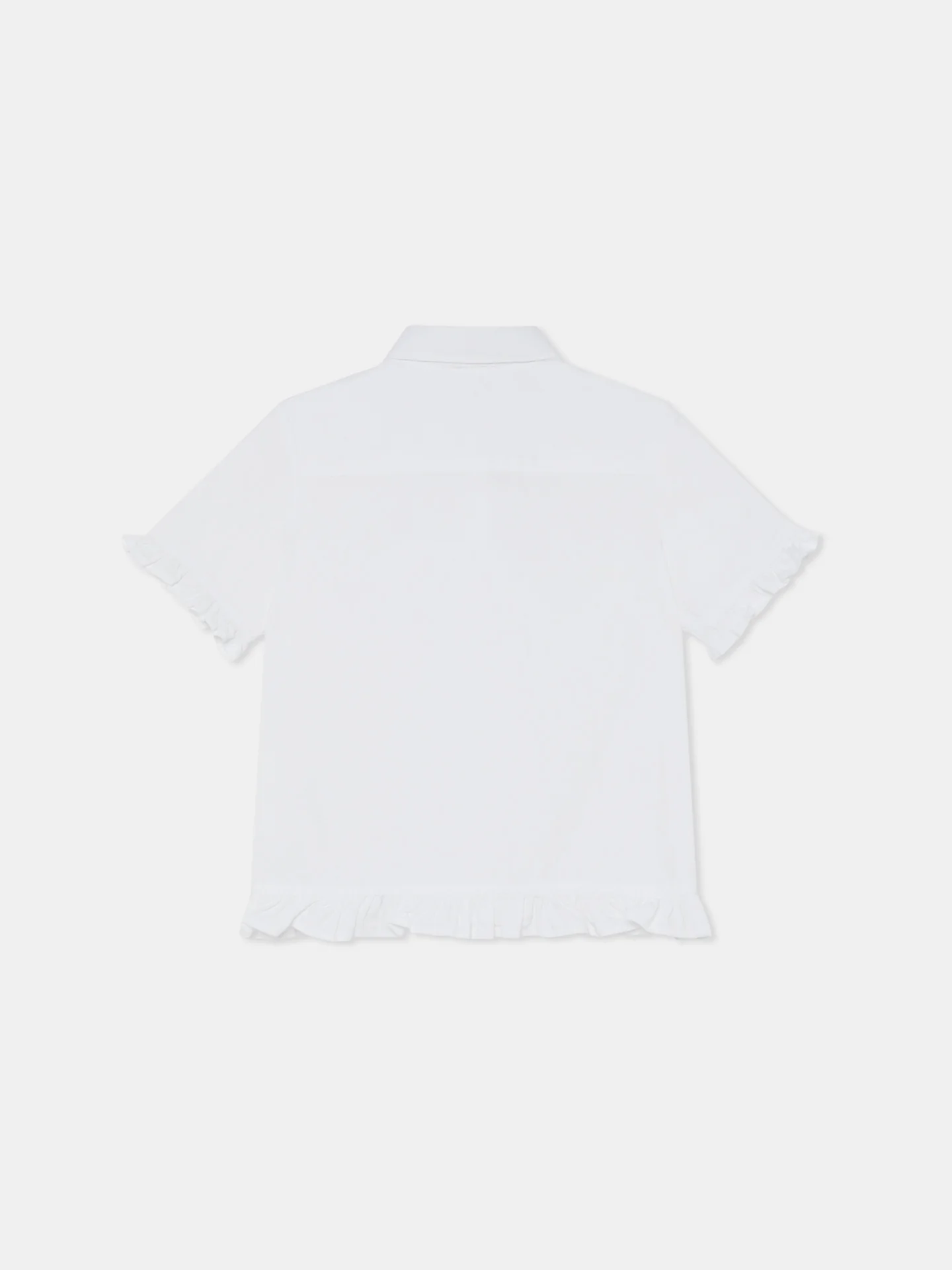 Casual Plain colour poplin Shirt - Image 11