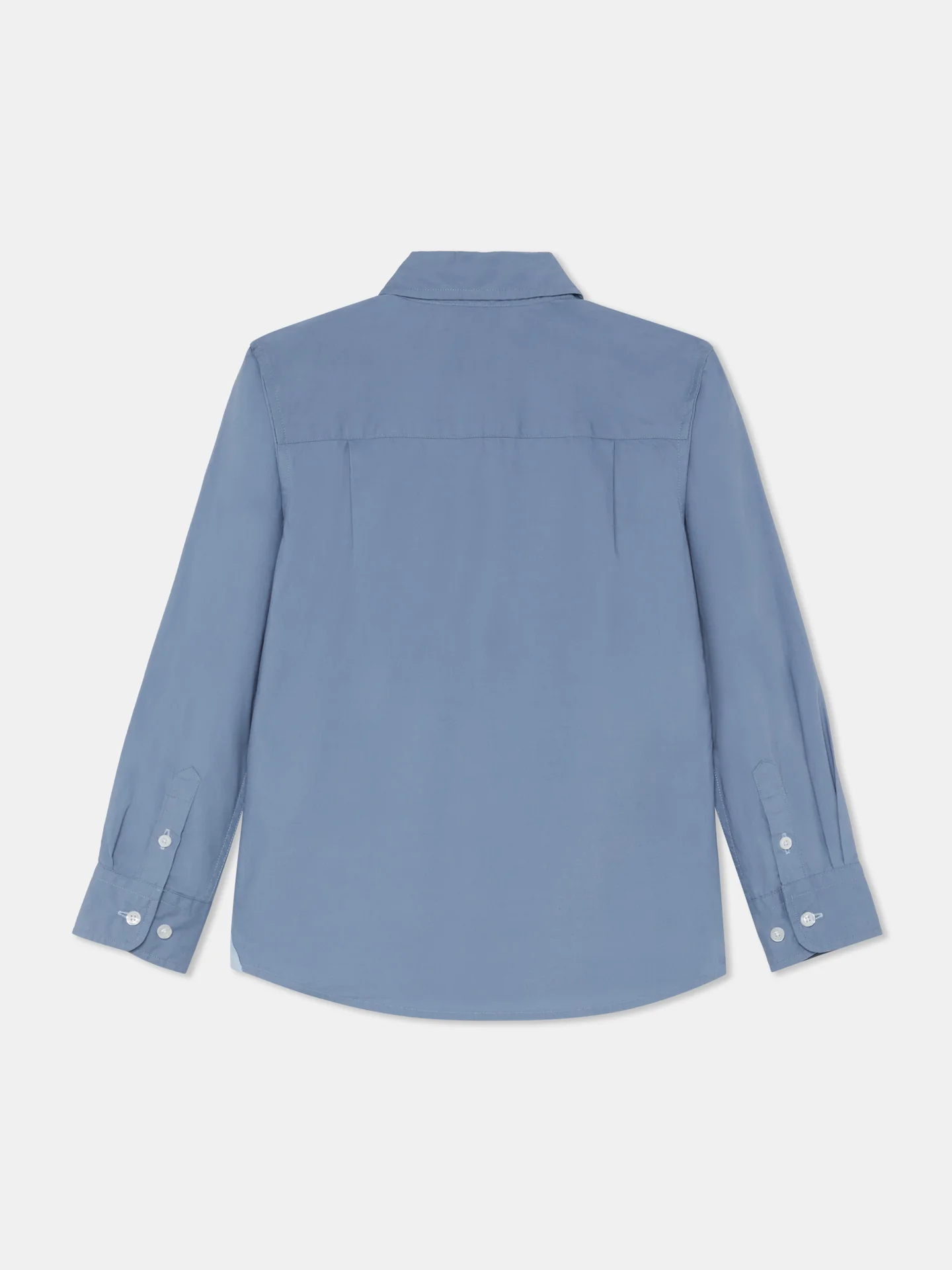 Casual Plain colour Poplin Shirt - Image 2