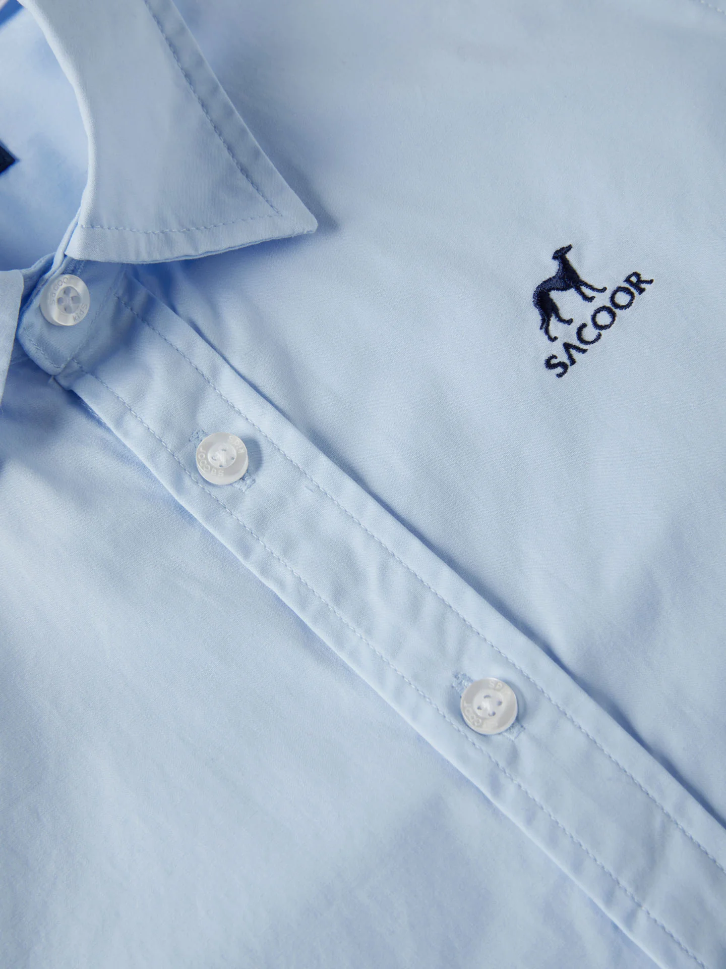 Casual Plain colour Poplin Shirt - Image 6