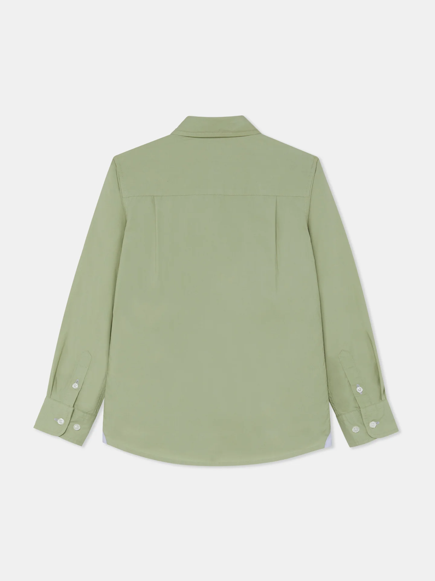 Casual Plain colour Poplin Shirt - Image 8
