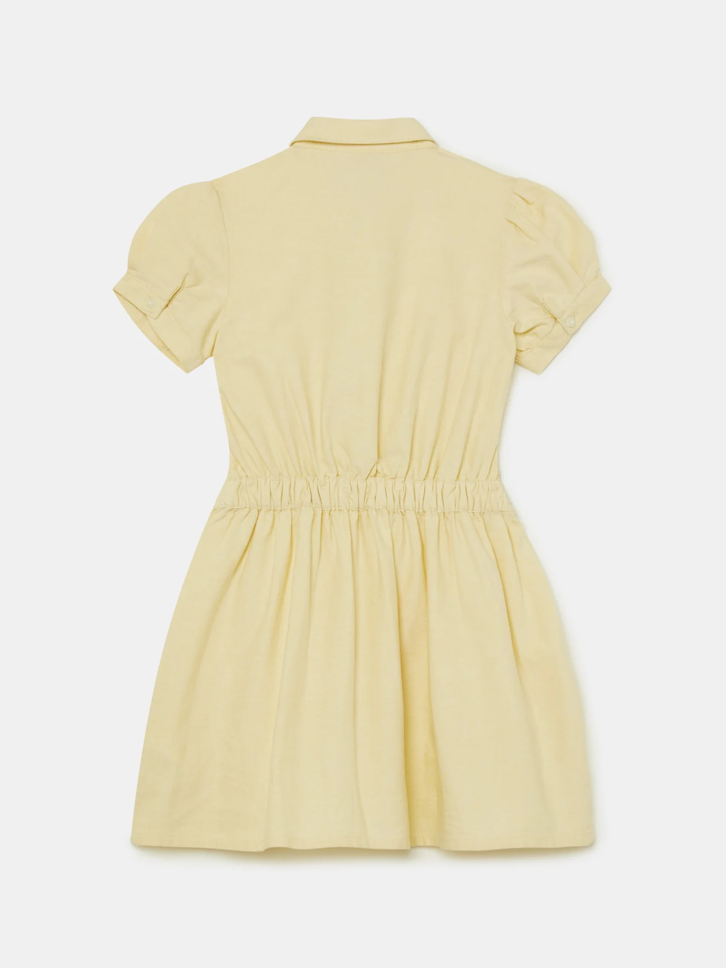 Casual Plain Oxford Shirt Dress - Image 14