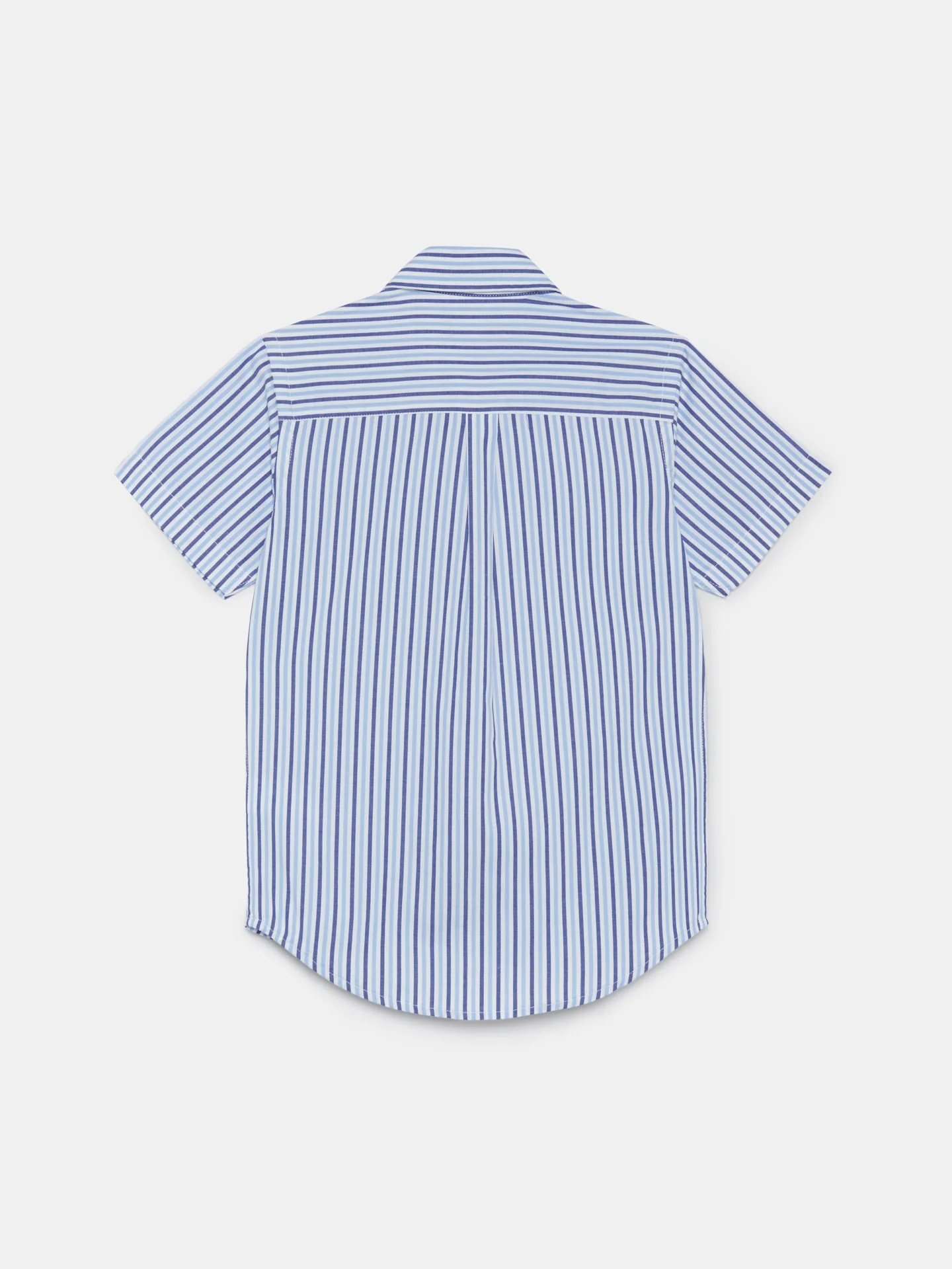 Casual Striped Oxford Shirt - Image 2