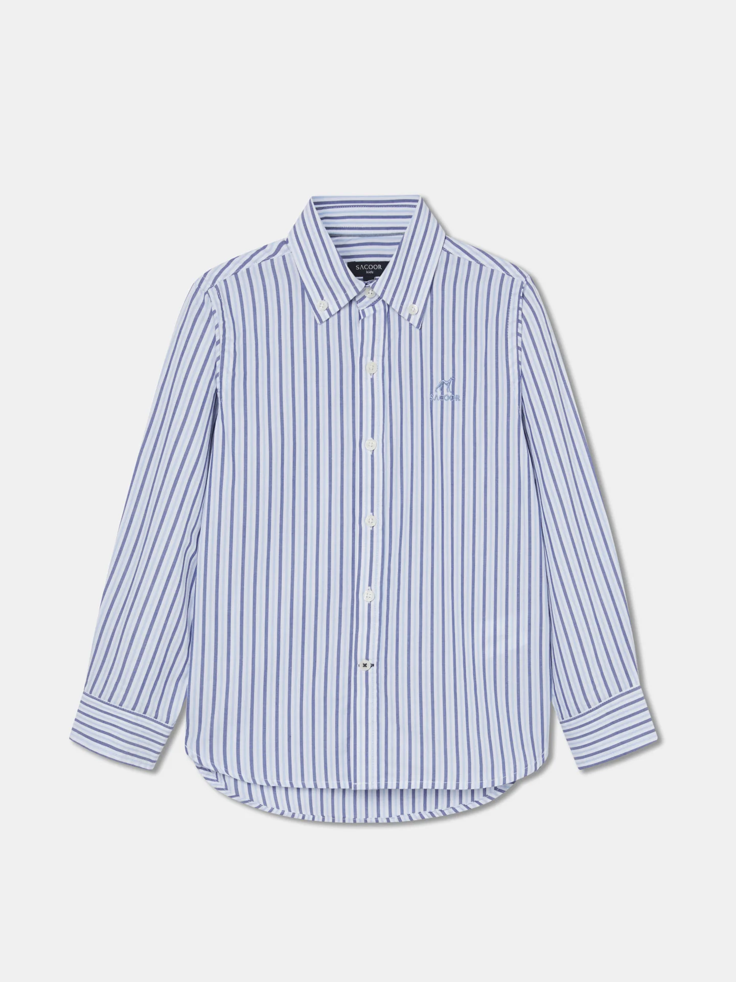 Casual Striped Poplin Shirt