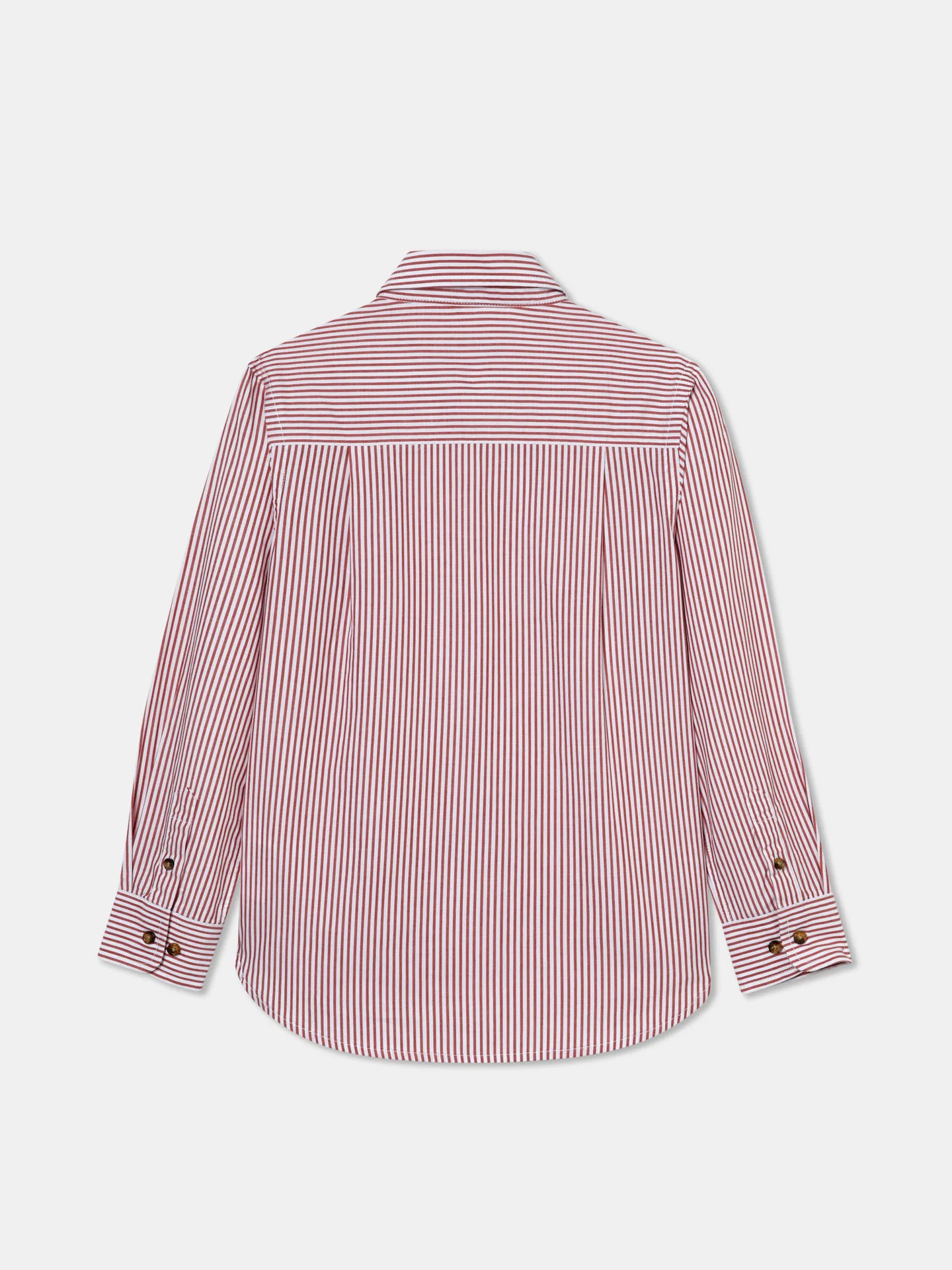 Casual Striped Poplin Shirt - Image 2