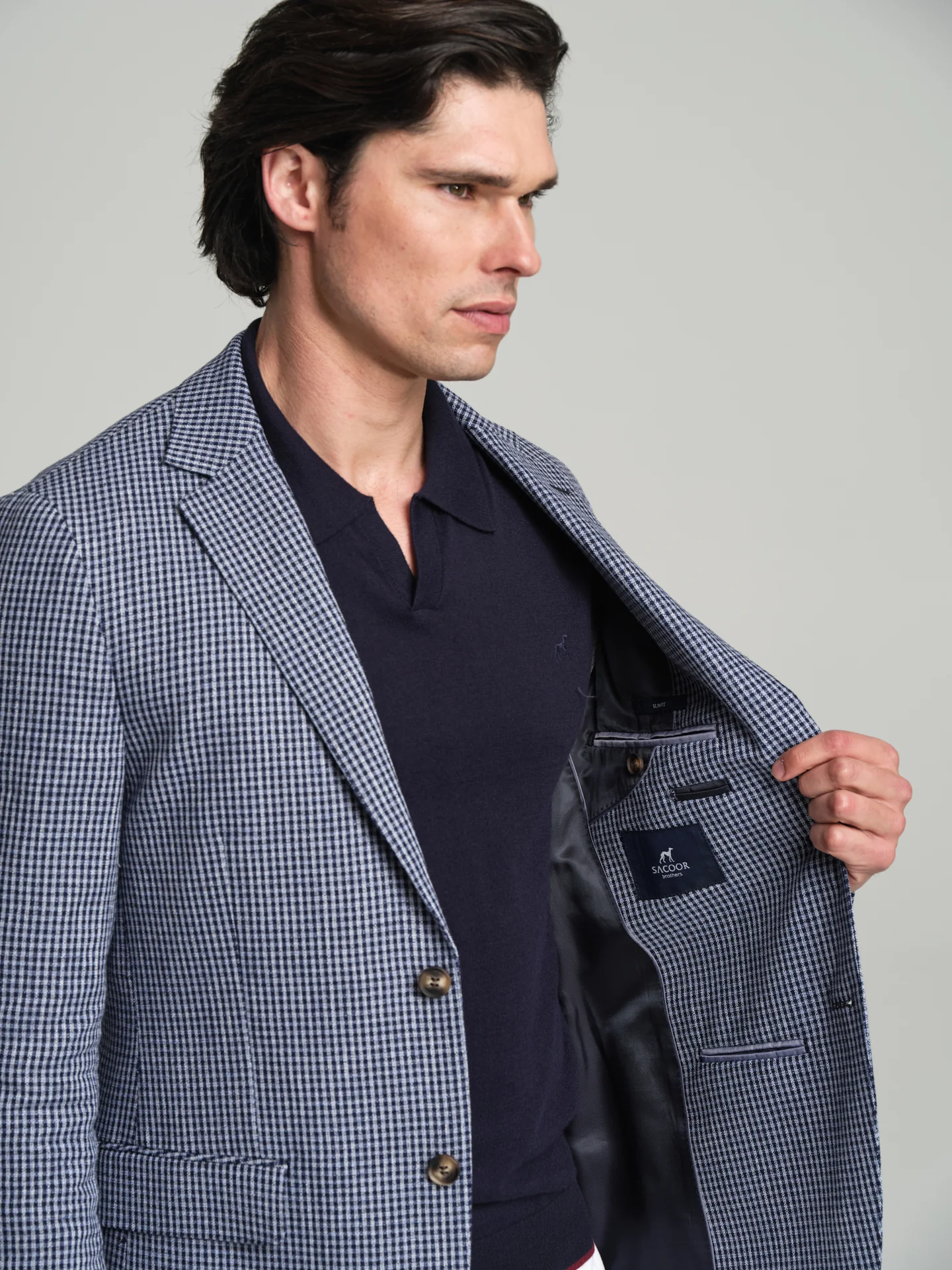 Checked blazer - Image 3